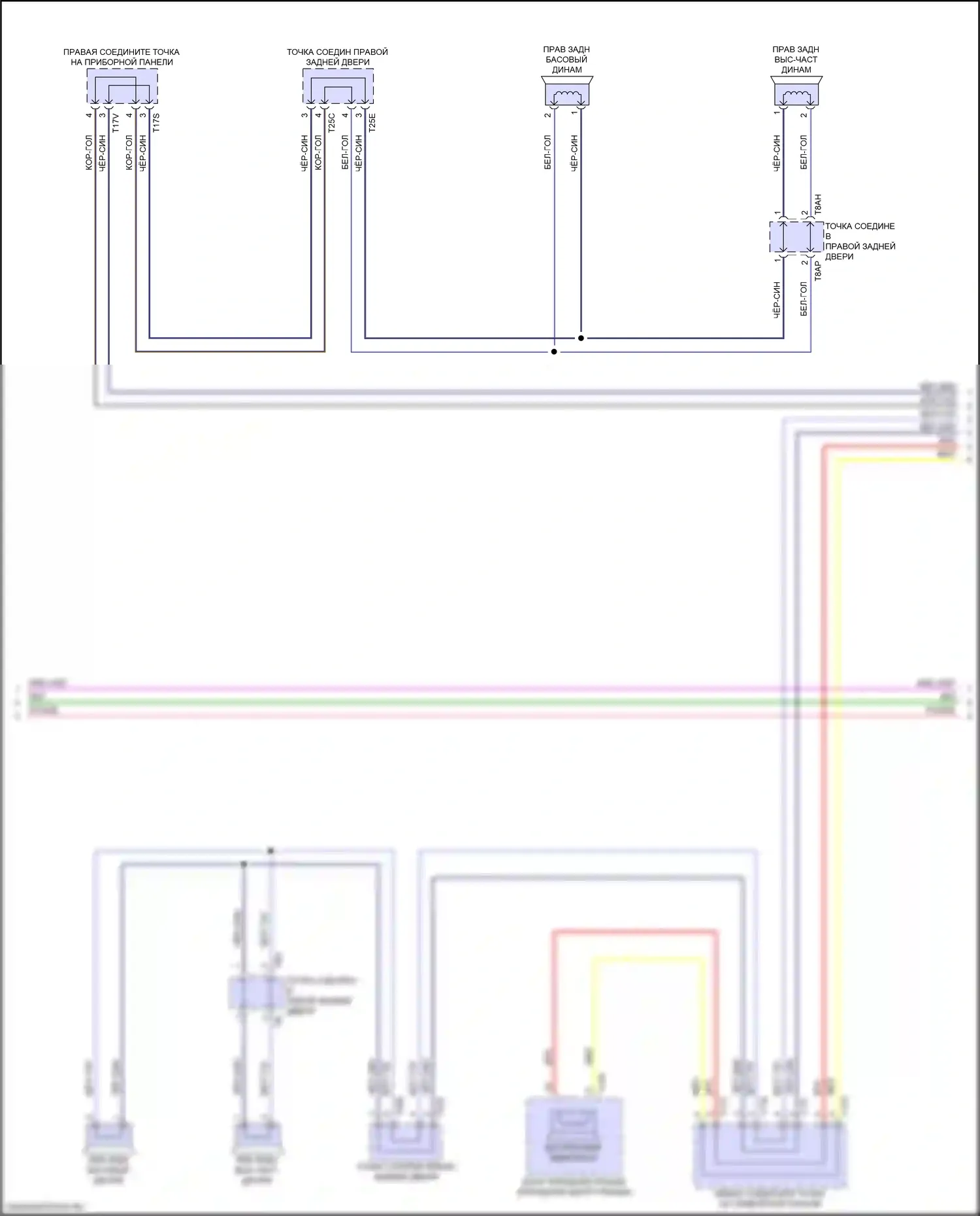 e-tron GT Audi I (2020-2024): Электросхема навигации, с усилителем (2 из 6) 