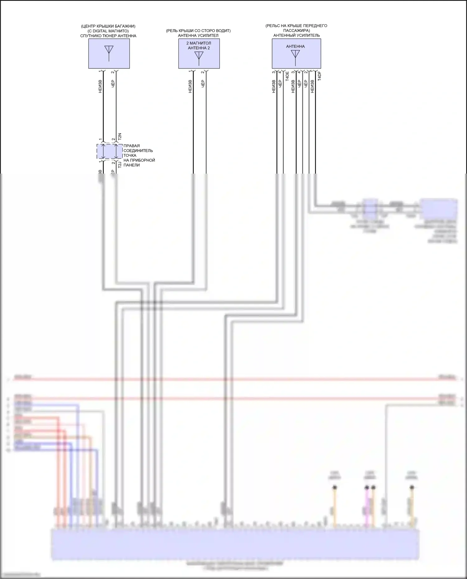 e-tron GT Audi I (2020-2024): Электросхема навигации, с усилителем (4 из 6) 