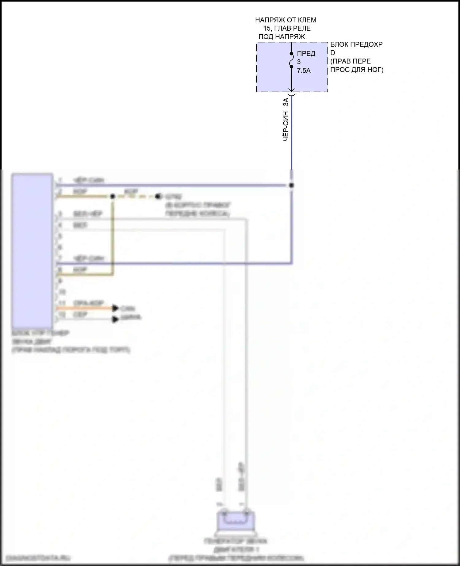e-tron S Sportback Audi I (2020-2024): Электросхема активных управление кузовом и подвеской 
