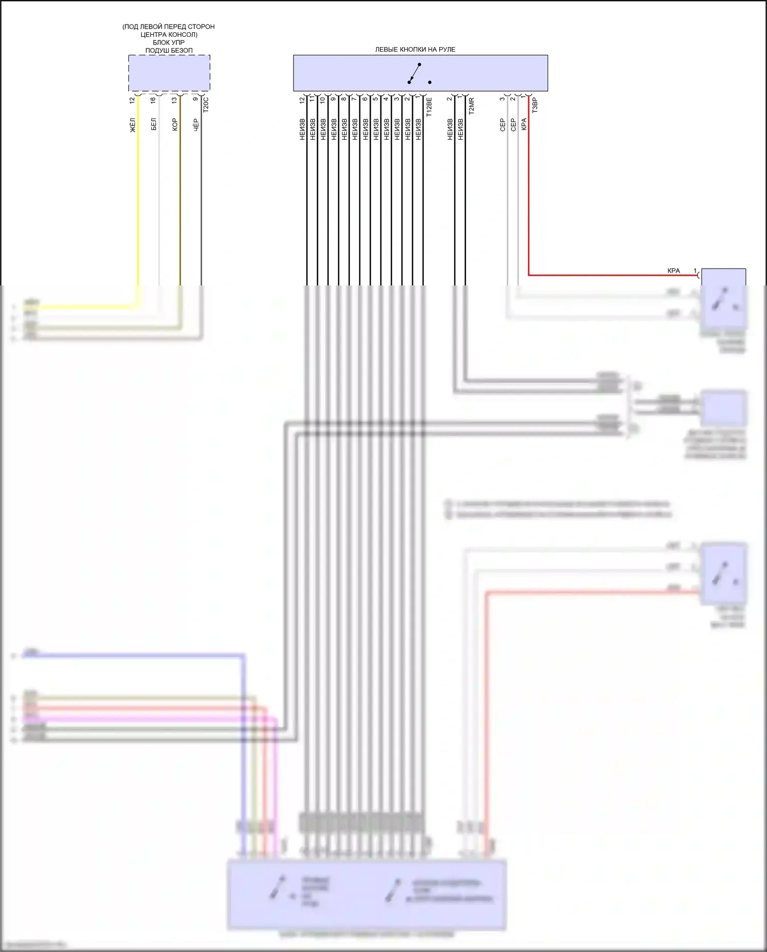 e-tron S Sportback Audi I (2020-2024): Электросхема блока управления электронными системами рулевой колонки (2 из 2) 