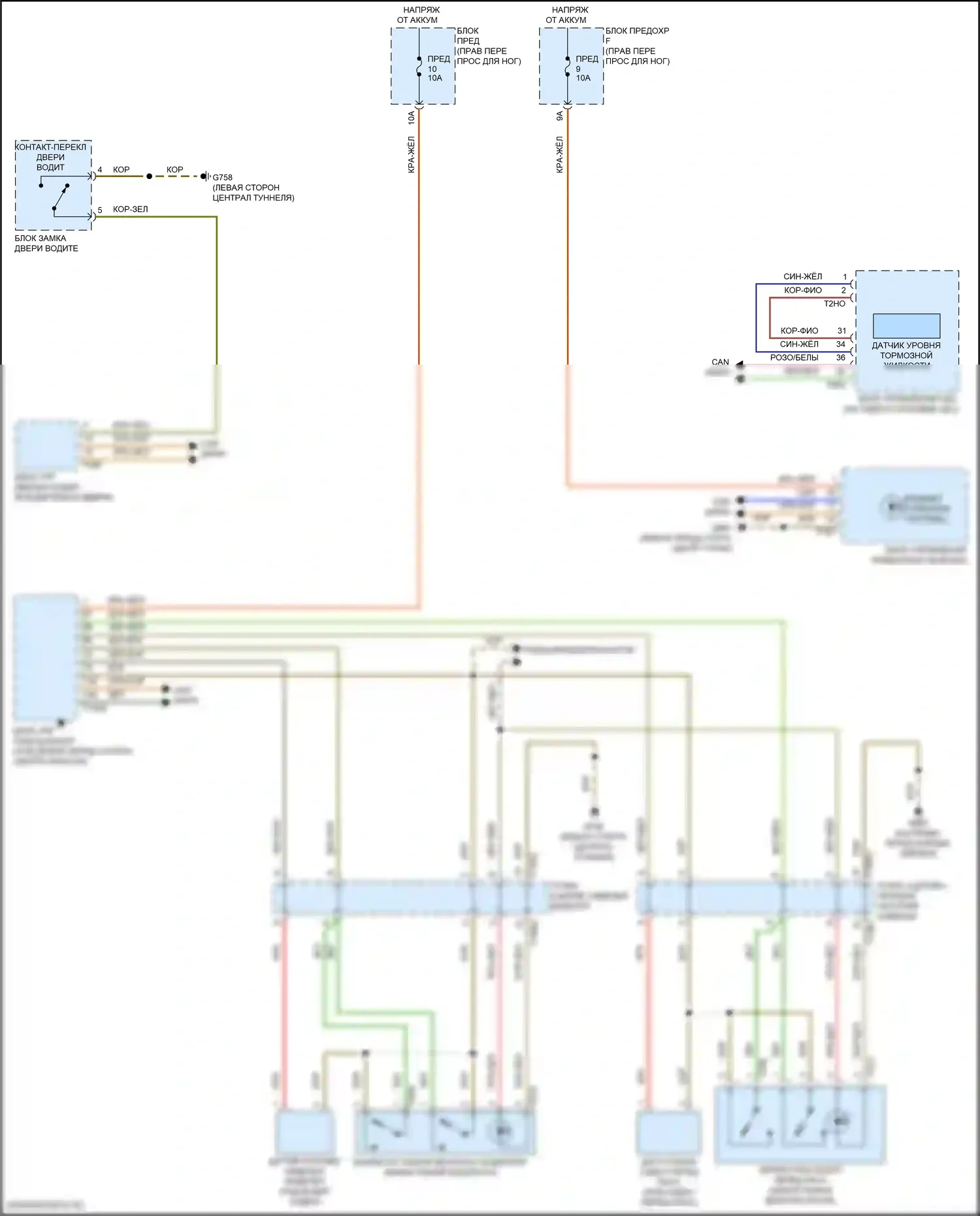 e-tron S Sportback Audi I (2020-2024): Электросхема утора 
