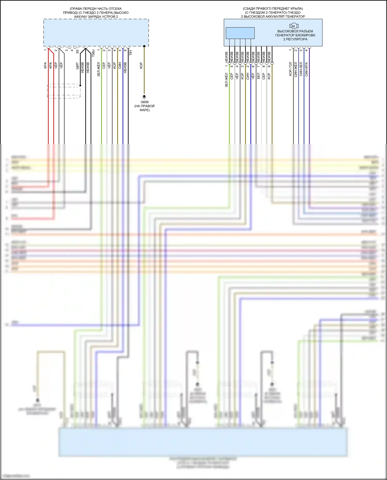 e-tron S Audi I (2020-2024): Электросхема электрическая двигателя (9 из 18) 