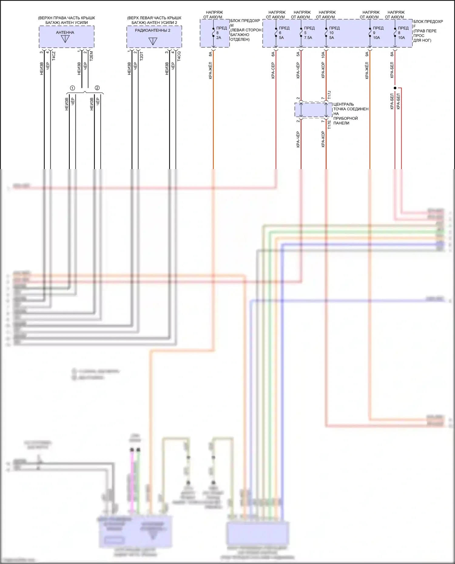 e-tron S Audi I (2020-2024): Электросхема навигации, с усилителем (4 из 5) 