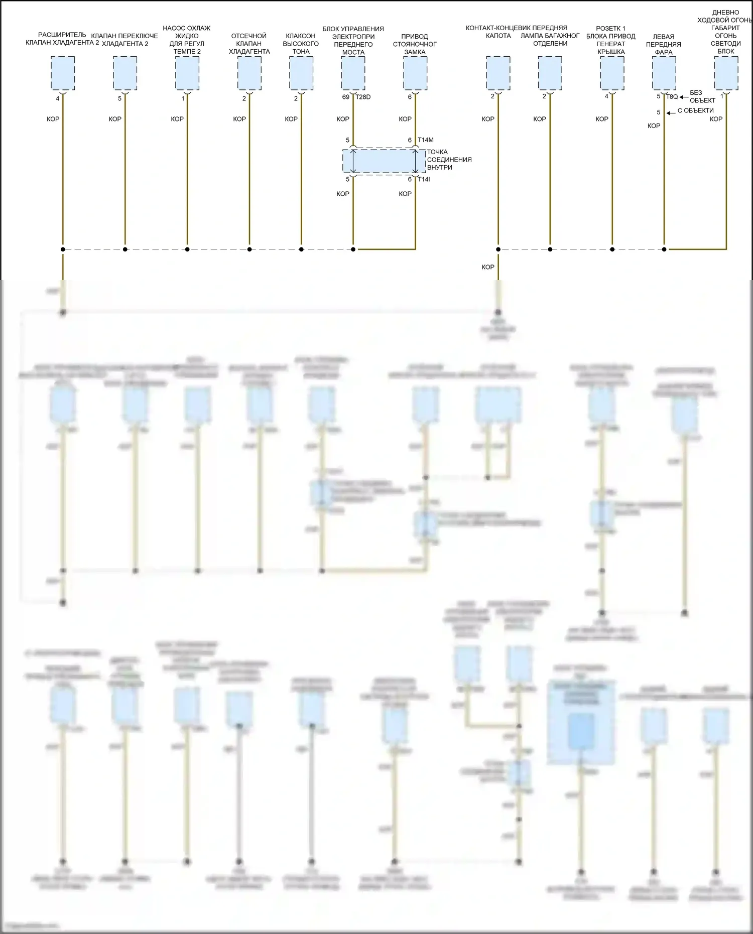 e-tron S Audi I (2020-2024): Электросхема точек подключения масс (1 из 9) 