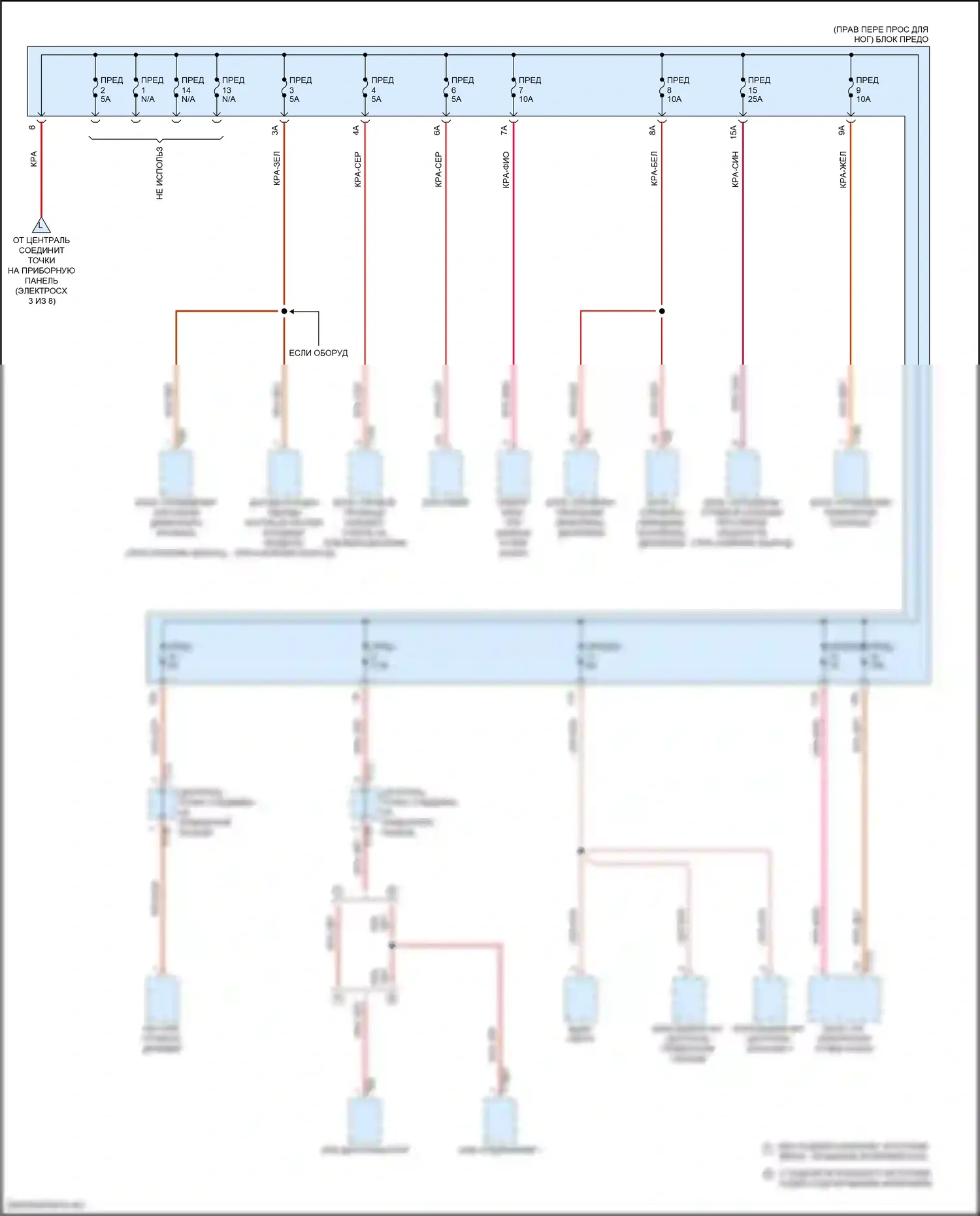 e-tron Sportback Audi I (2019-2024): Электросхема блока предохранителей реле (7 из 8) 