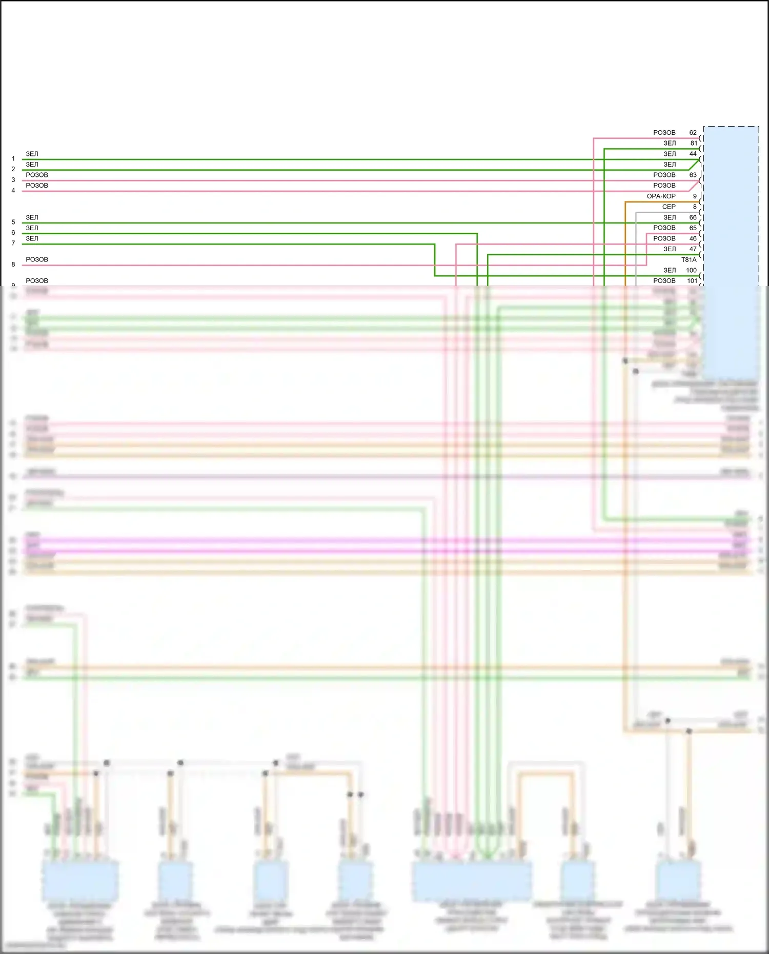 e-tron Sportback Audi I (2019-2024): Can шина электросхема (4 из 6) 