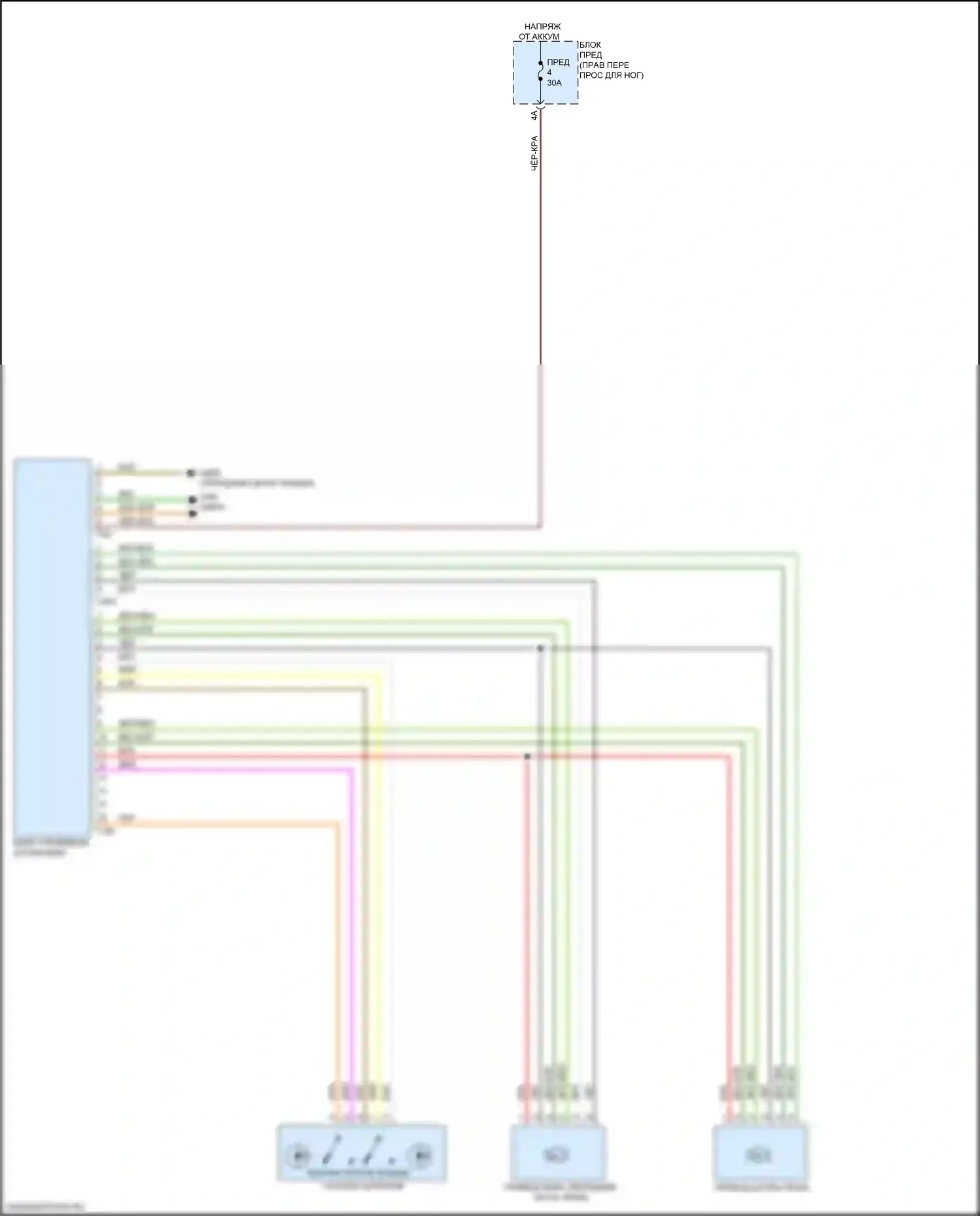 e-tron Sportback Audi I (2019-2024): Электросхема складной крыши/люка 