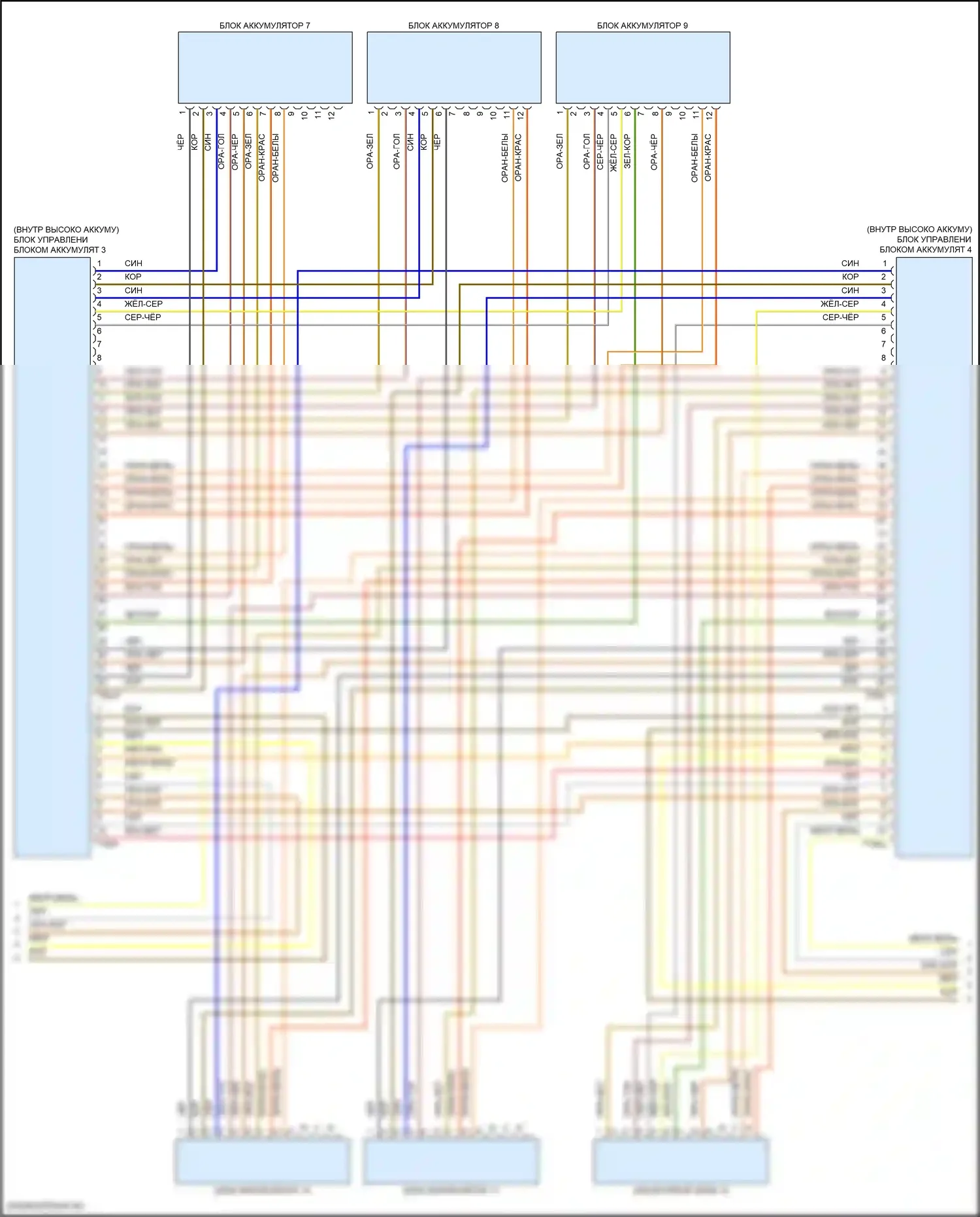 e-tron Audi I (2018-2024): Электросхема электрическая двигателя (14 из 18) 