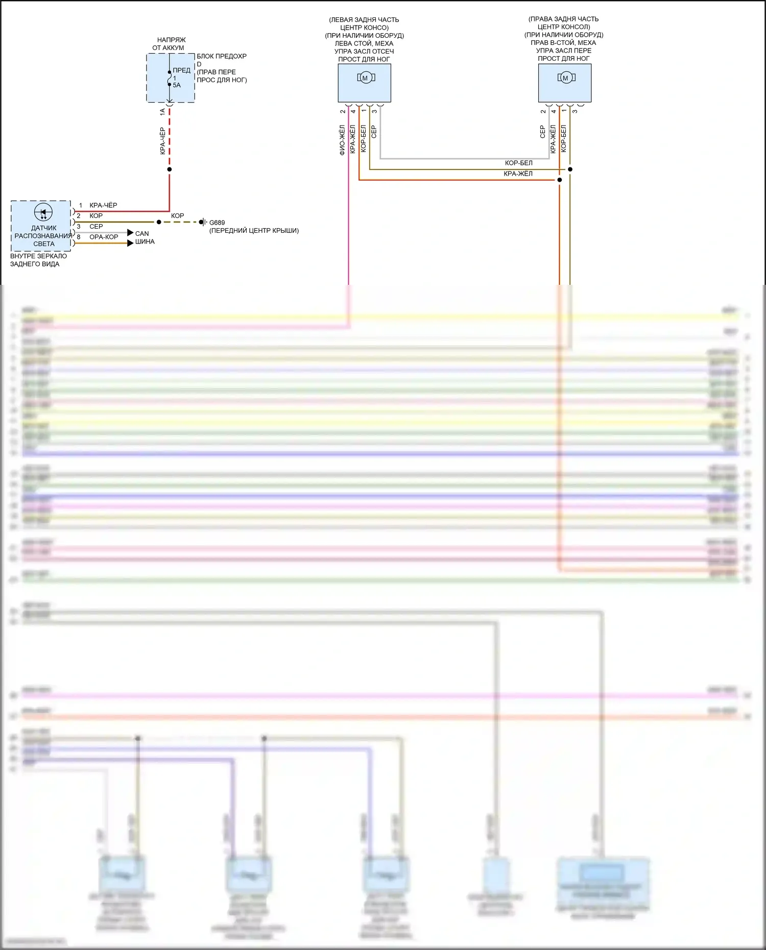 e-tron Audi I (2018-2024): Электросхема климат контроля (3 из 6) 