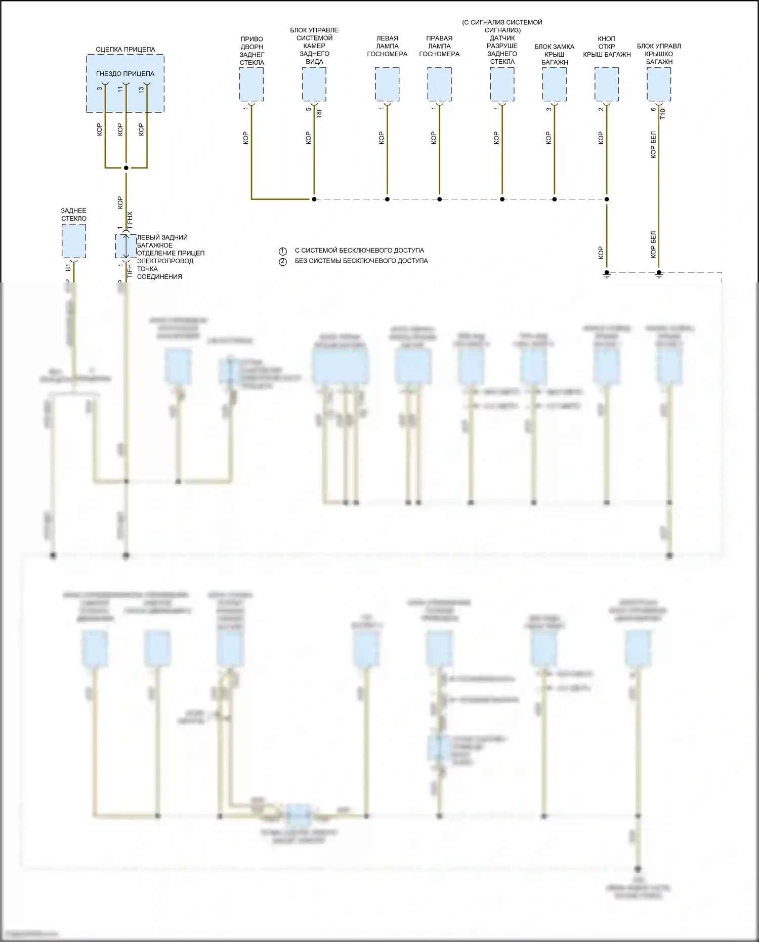 Q3 Audi II (2018-2024): Электросхема распределения массы (7 из 7) 
