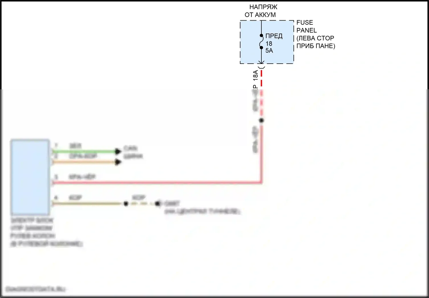Q4 e-tron Audi I (2021-2024): Электросхема рулевой колонки 