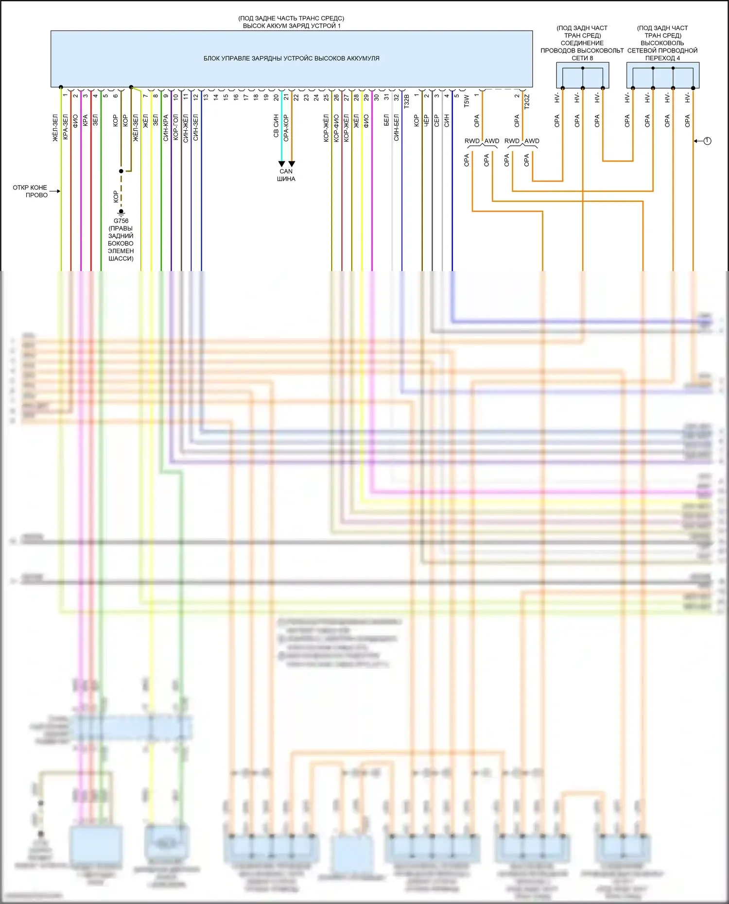 Q4 e-tron Audi I (2021-2024): Электросхема электрическая двигателя (6 из 10) 