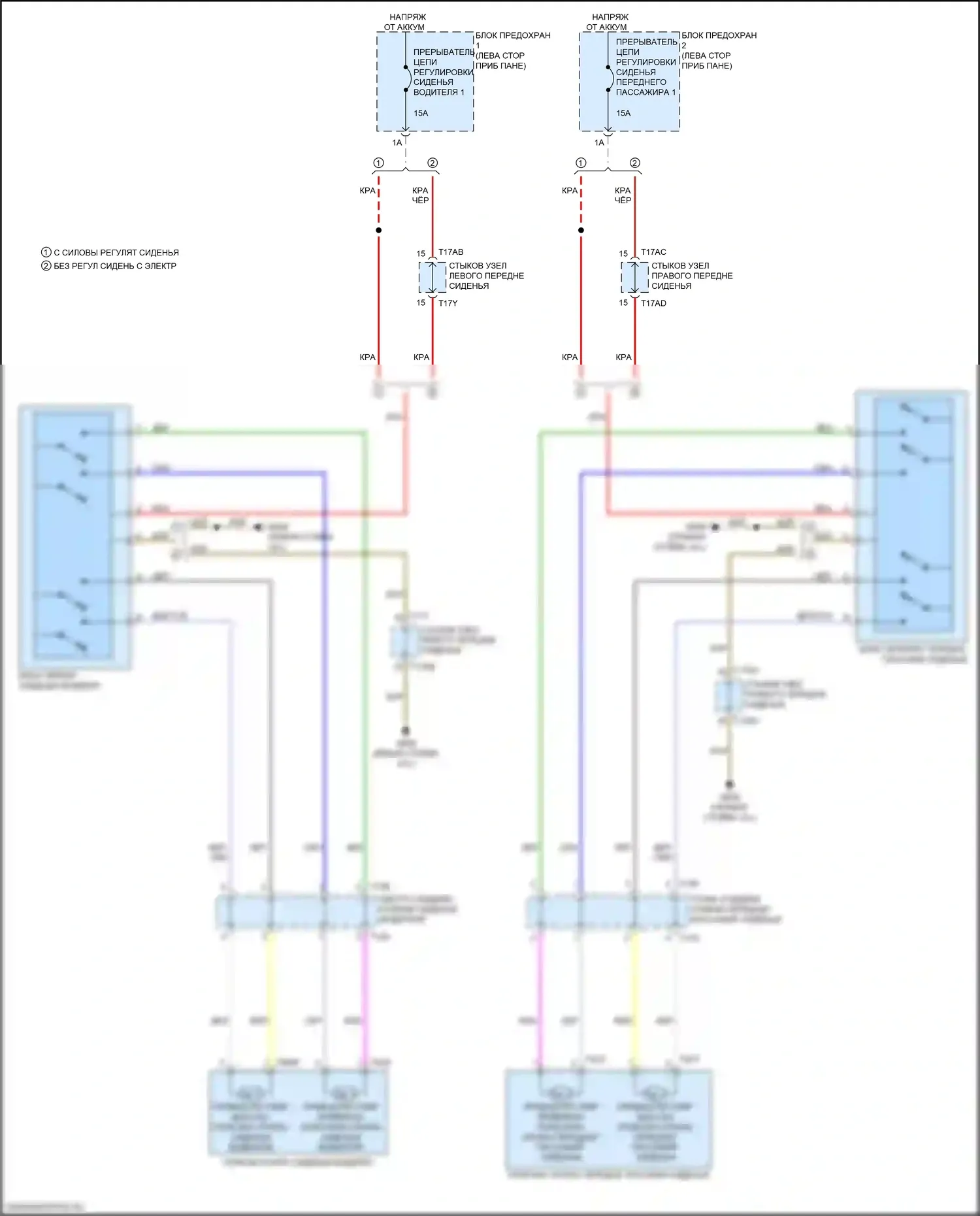 Q4 e-tron Audi I (2021-2024): Поясничная электросхема 