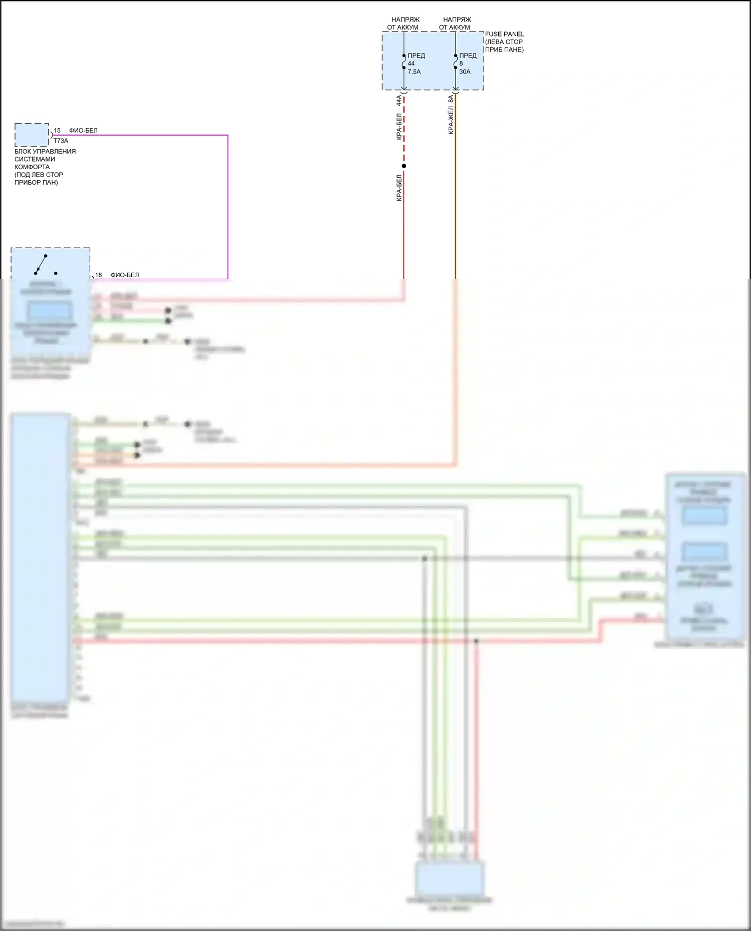 Q4 e-tron Audi I (2021-2024): Электросхема складной крыши/люка 