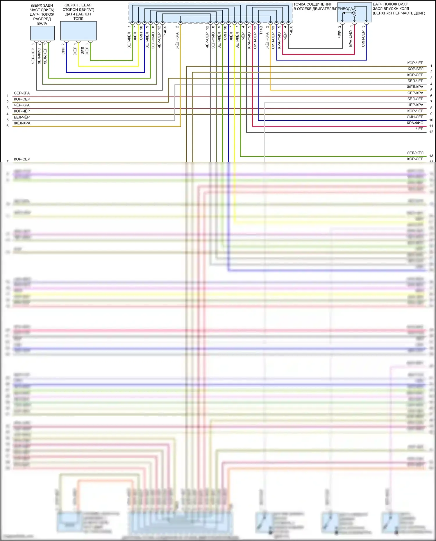 Q5 e-tron Audi I (2022-2024): Электросхема двигатель 2.0л турбо гибрид, электросхема органов управления двигателем (7 из 9) 