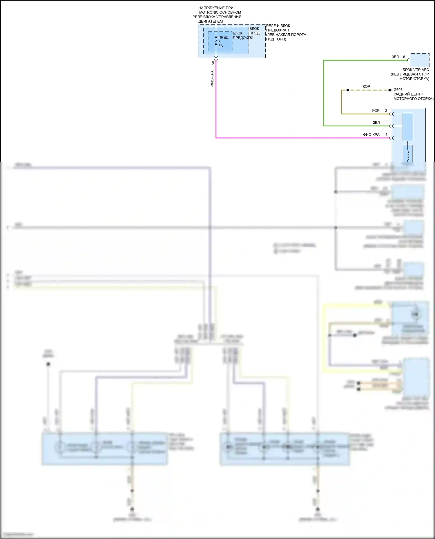 Q5 e-tron Audi I (2022-2024): Электросхема внешних светильников (7 из 7) 