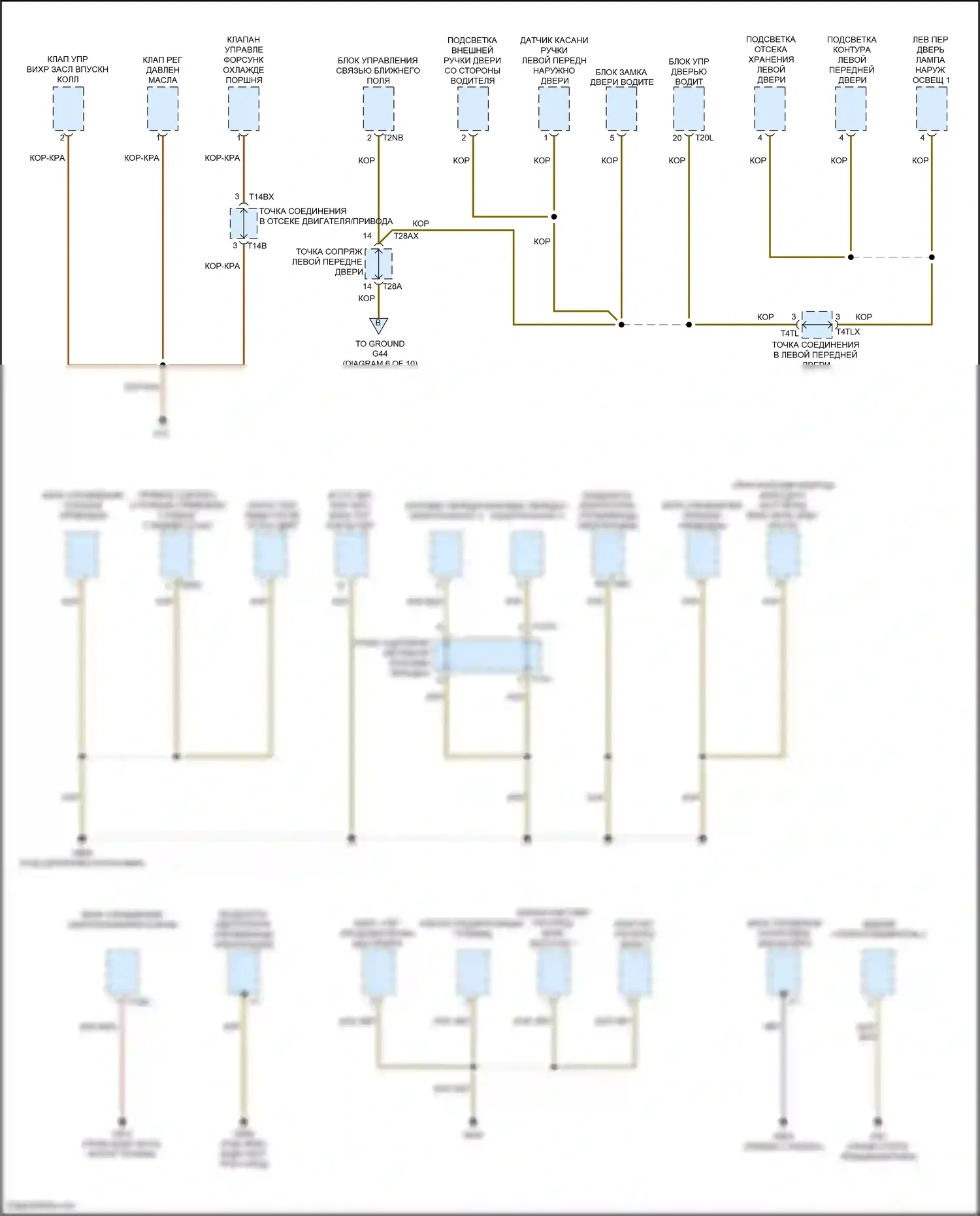 Q5 e-tron Audi I (2022-2024): Электросхема распределения массы (10 из 10) 