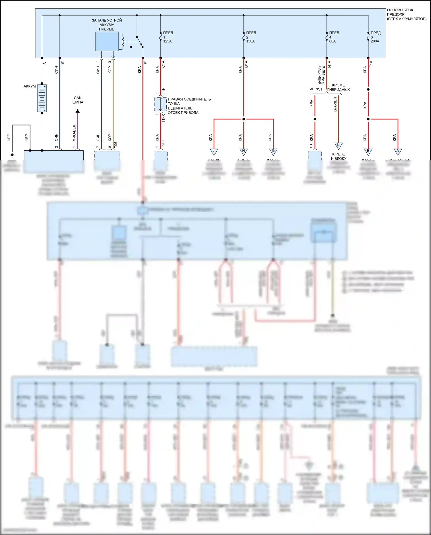 Q5 Sportback Audi FY (2020-2024): Электросхема блока предохранителей реле (1 из 6) 