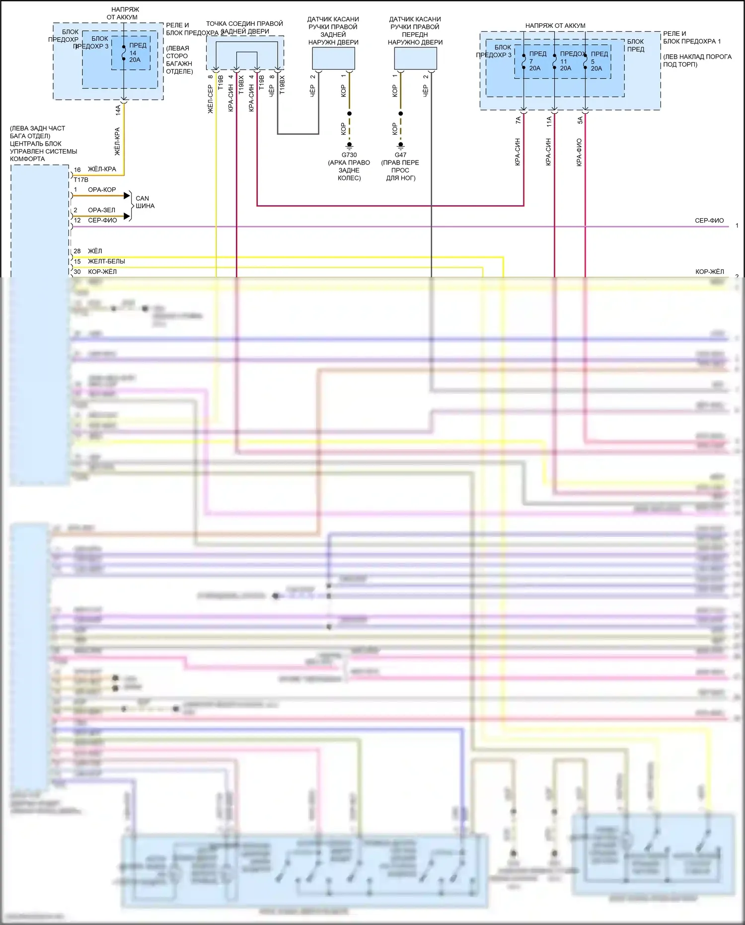 Q5 Sportback Audi FY (2020-2024): Электросхема защиты от взлома (1 из 5) 