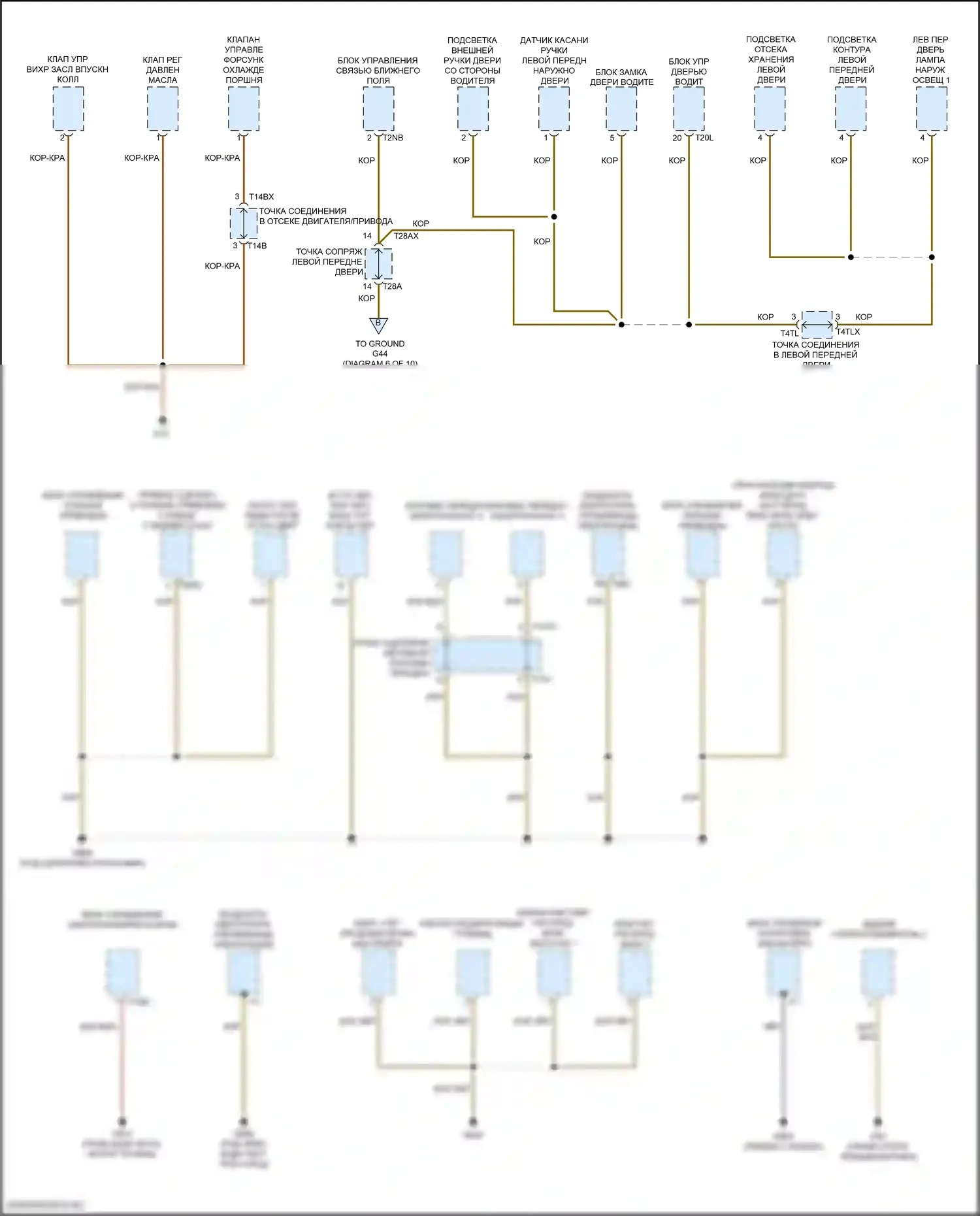 Q5 Sportback Audi FY (2020-2024): Электросхема распределения массы (10 из 10) 