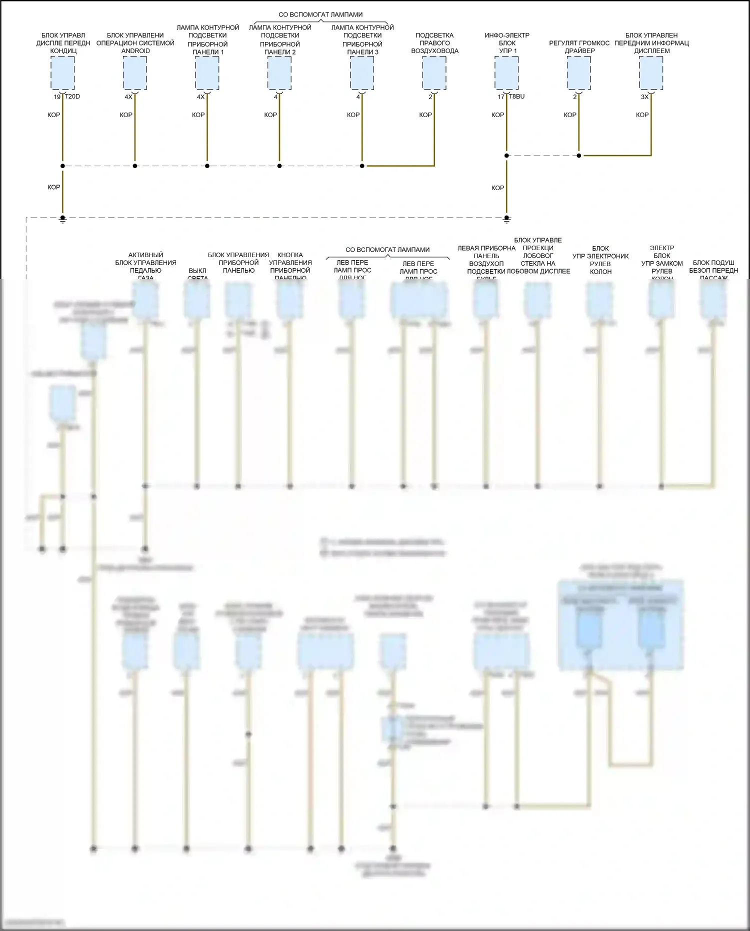 Q5 Sportback Audi FY (2020-2024): Электросхема разводки массы (2 из 10) 