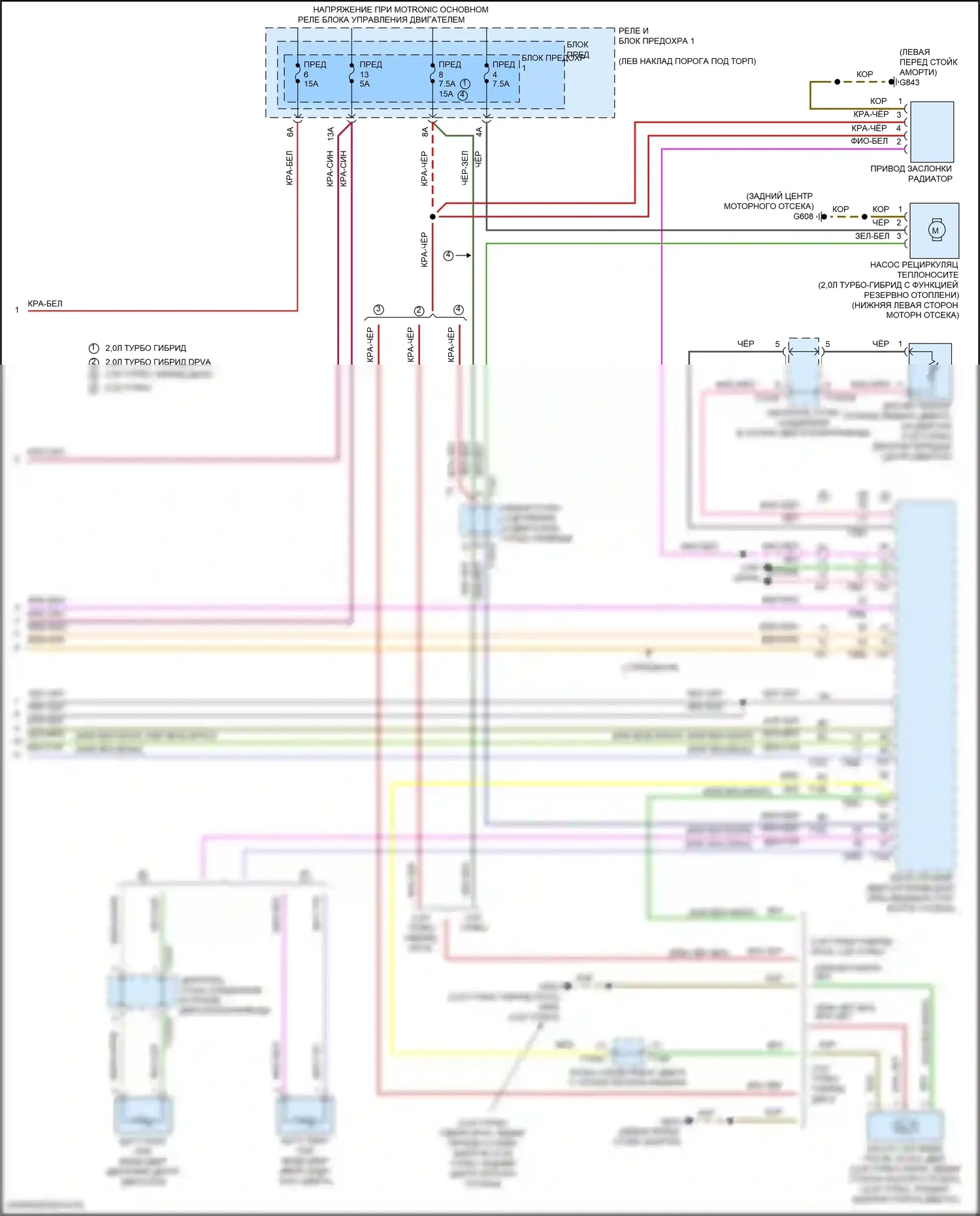 Q5 Sportback Audi FY (2020-2024): Электросхема вентилятора охлаждения (2 из 2) 