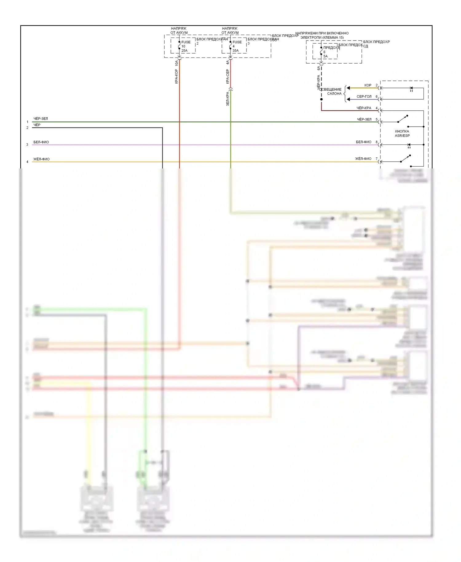Q5 Audi I (2008-2012): Антиблокировочная система abs электросхема (2 из 3) 