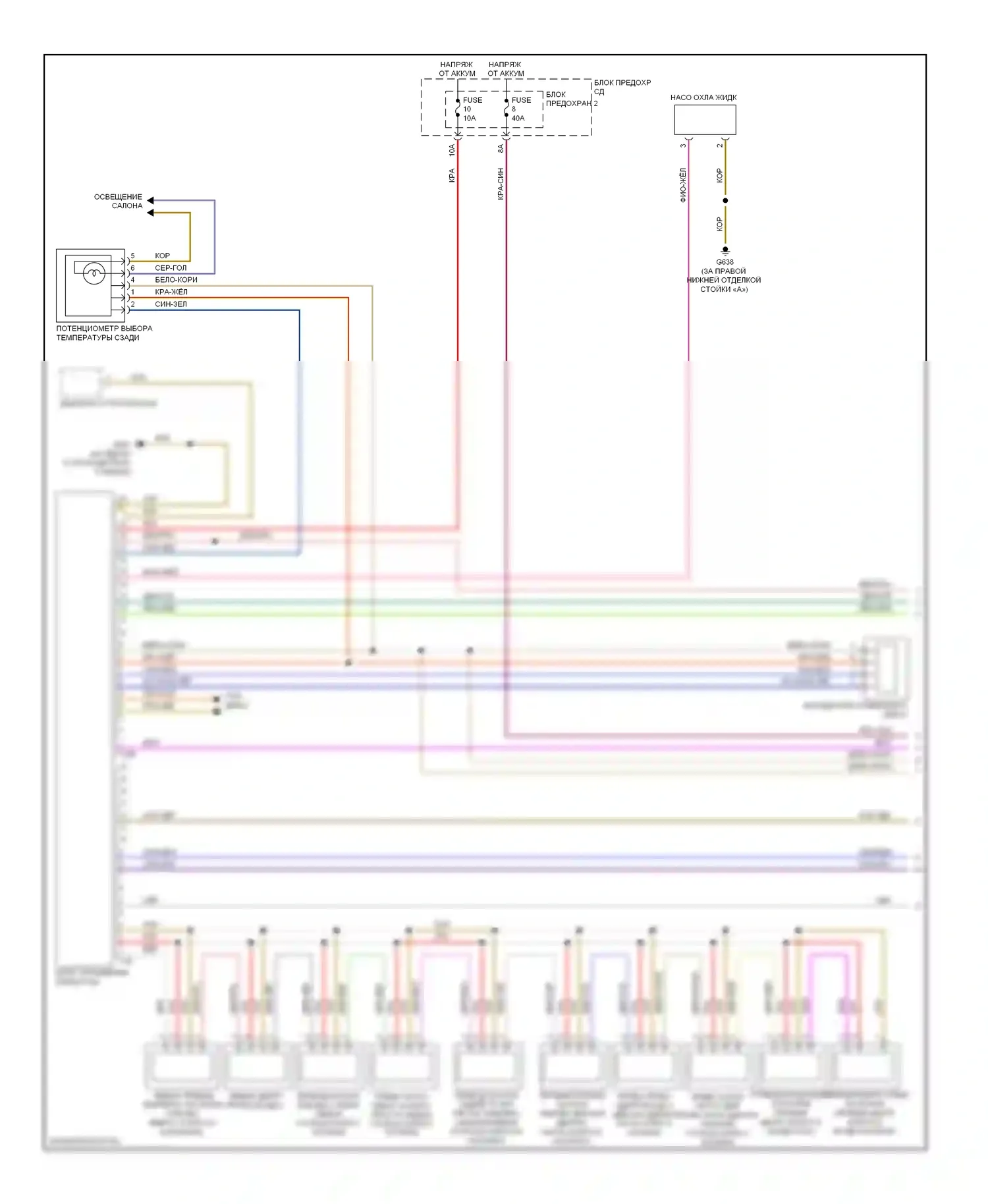 Q5 Audi I (2008-2012): Электросхема климат контроля, комфорт (1 из 3) 