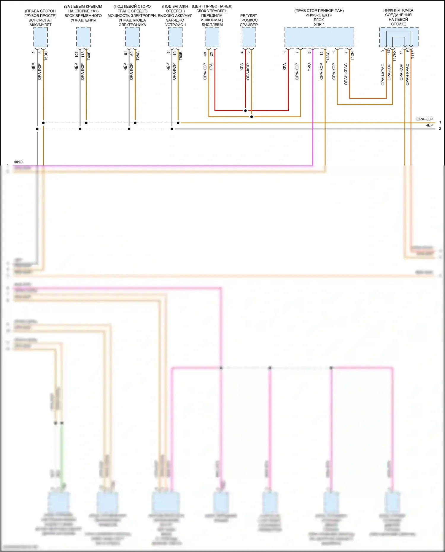 Q5 Audi II рестайлинг (2020-2024): Can шина электросхема (7 из 8) 
