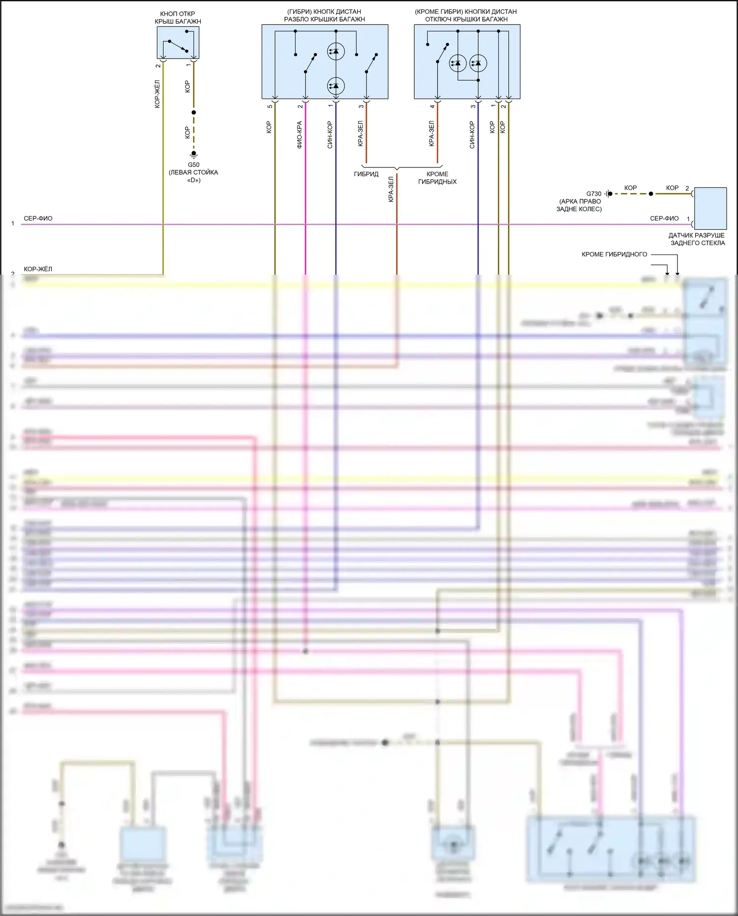Q5 Audi II рестайлинг (2020-2024): Электросхема защиты от взлома (2 из 5) 