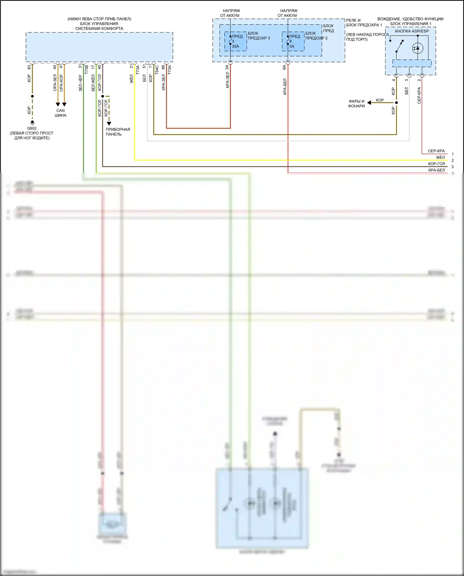 Q5 Audi II (2016-2020): Антиблокировочная система abs электросхема (2 из 3) 