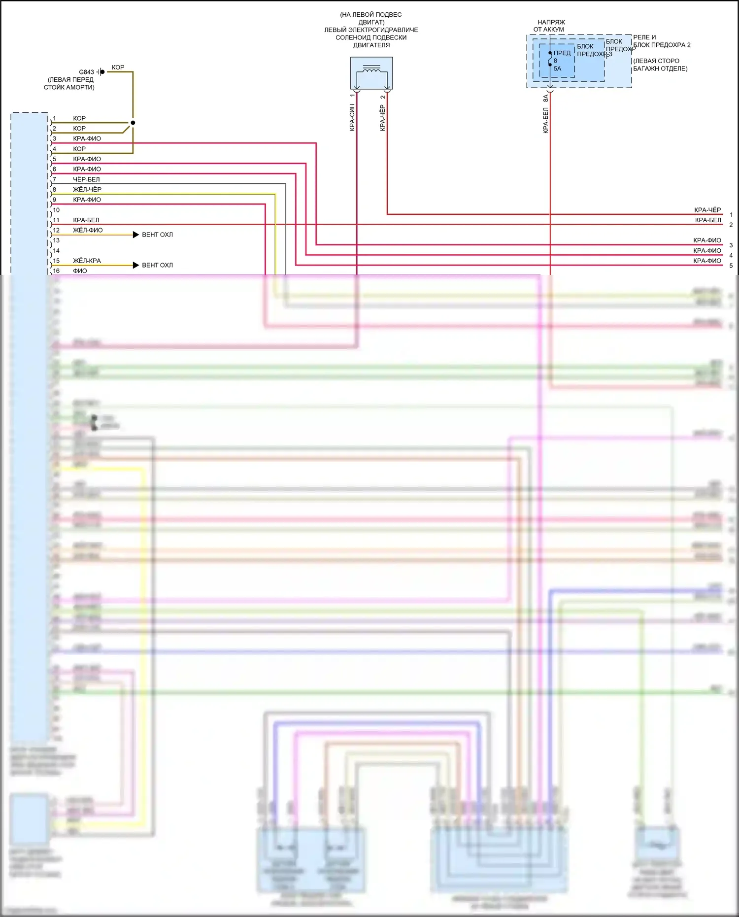 Q5 Audi II (2016-2020): Электросхема двигатель 2.0л турбо, электросхема органов управления двигателем (1 из 10) 