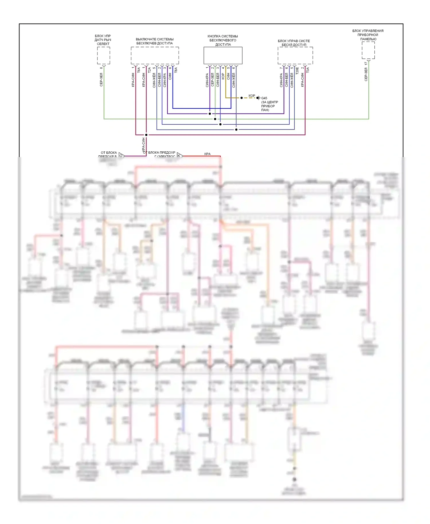 Q7 Audi 4L рестайлинг (2009-2015): 3.0l sc, электросхема блока предохранителей реле (6 из 7) 