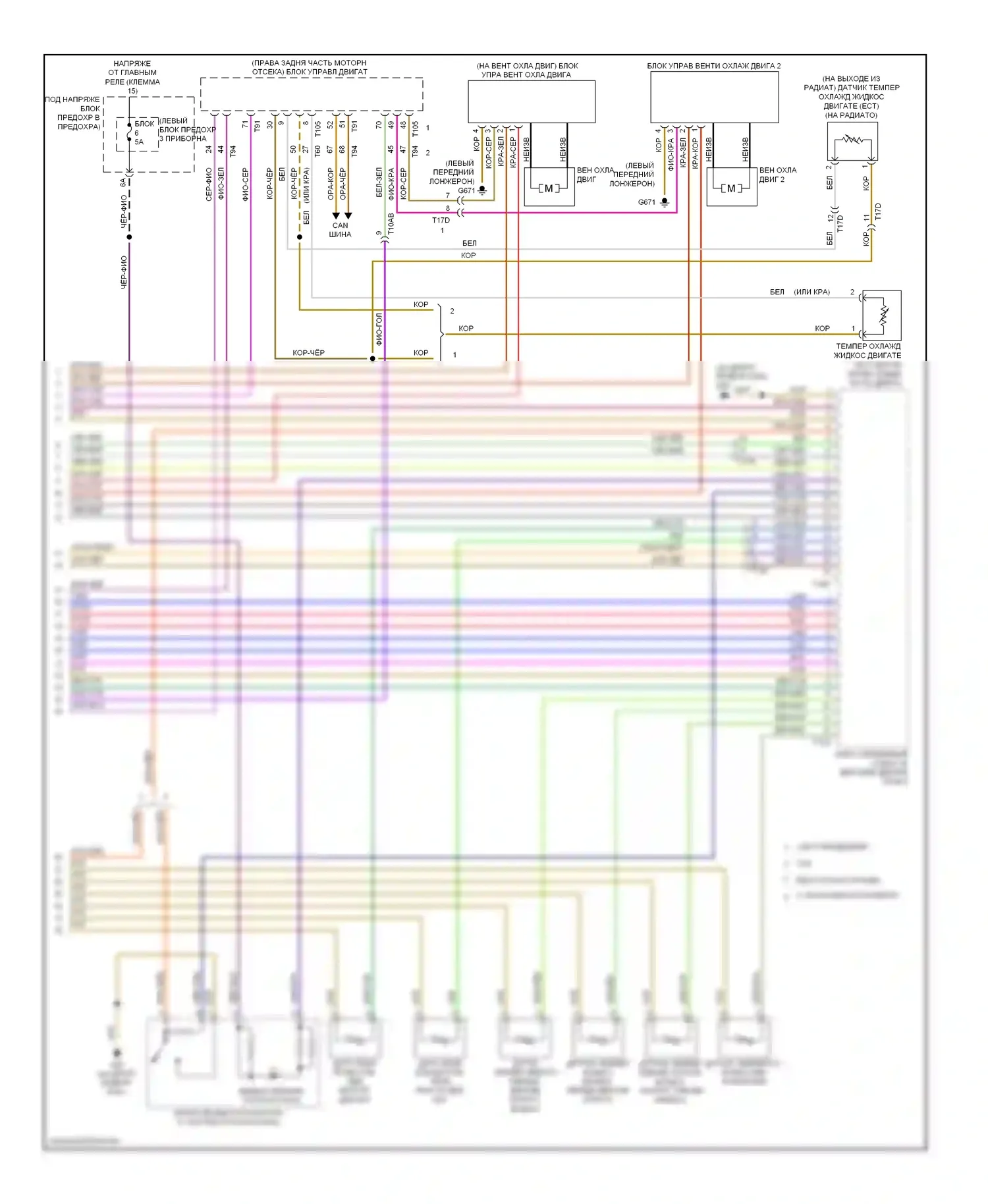 Q7 Audi 4L рестайлинг (2009-2015): Электросхема климат контроля, комфорт (4 из 4) 