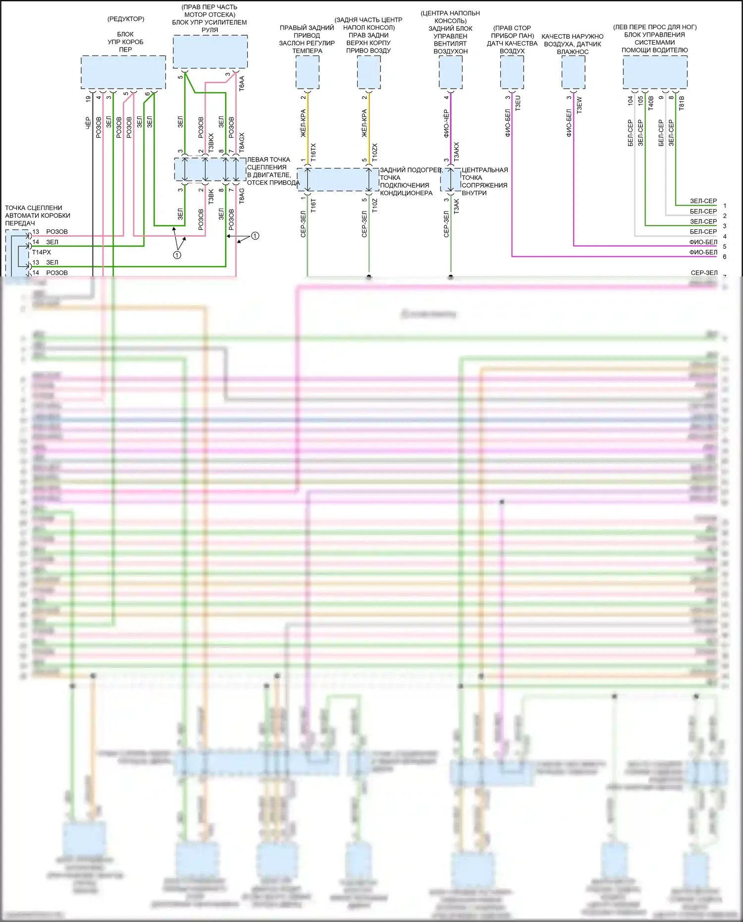 Q7 Audi 4M рестайлинг (2019-2024): Can шина электросхема (6 из 11) 