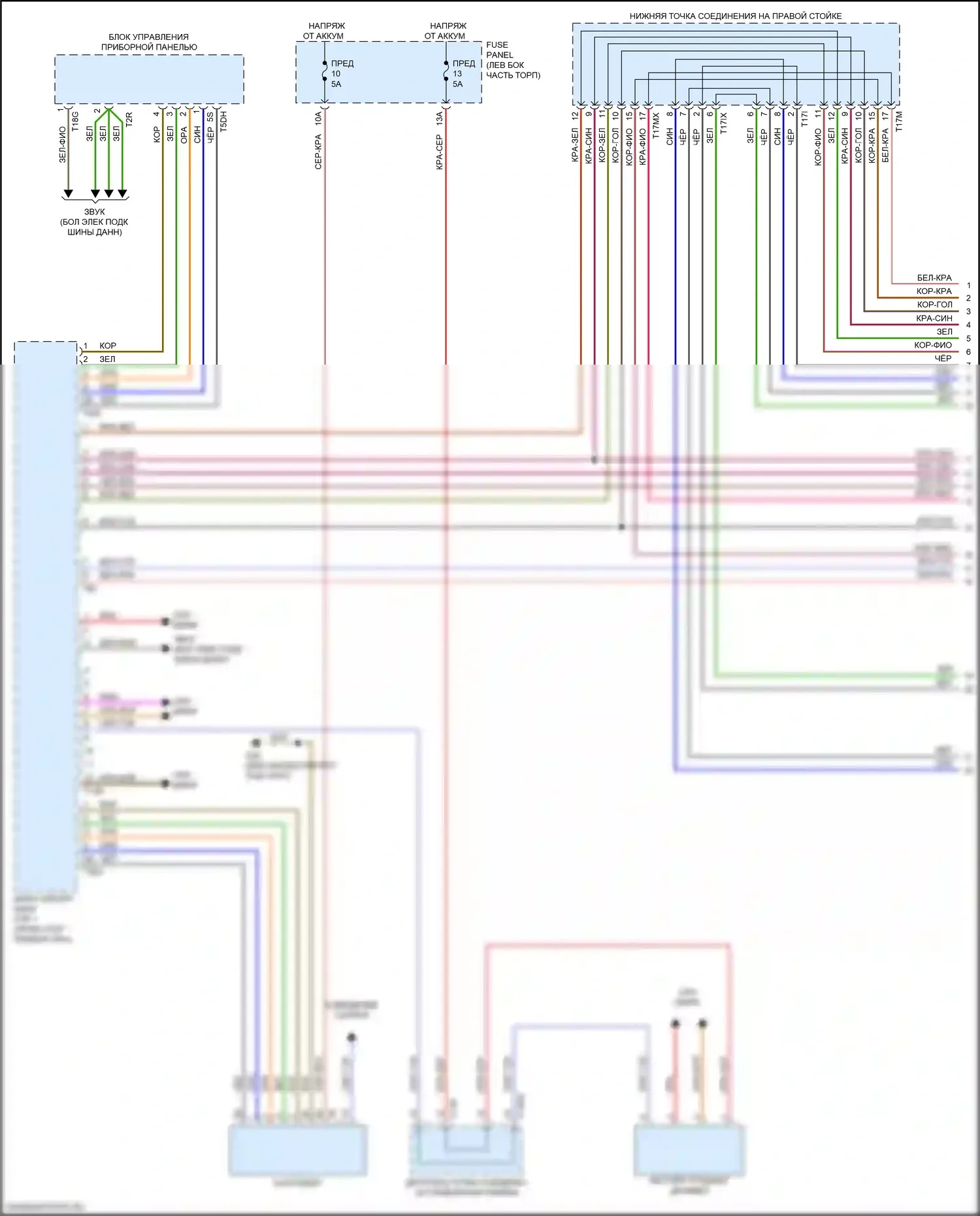 Q7 Audi 4M рестайлинг (2019-2024): Электросхема навигации, без усилителя (1 из 6) 