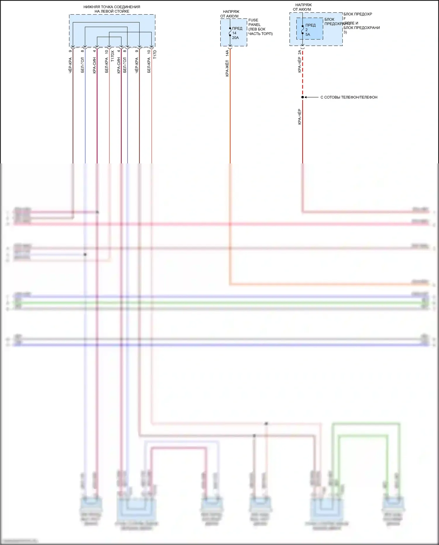 Q7 Audi 4M рестайлинг (2019-2024): Электросхема навигации, без усилителя (4 из 6) 