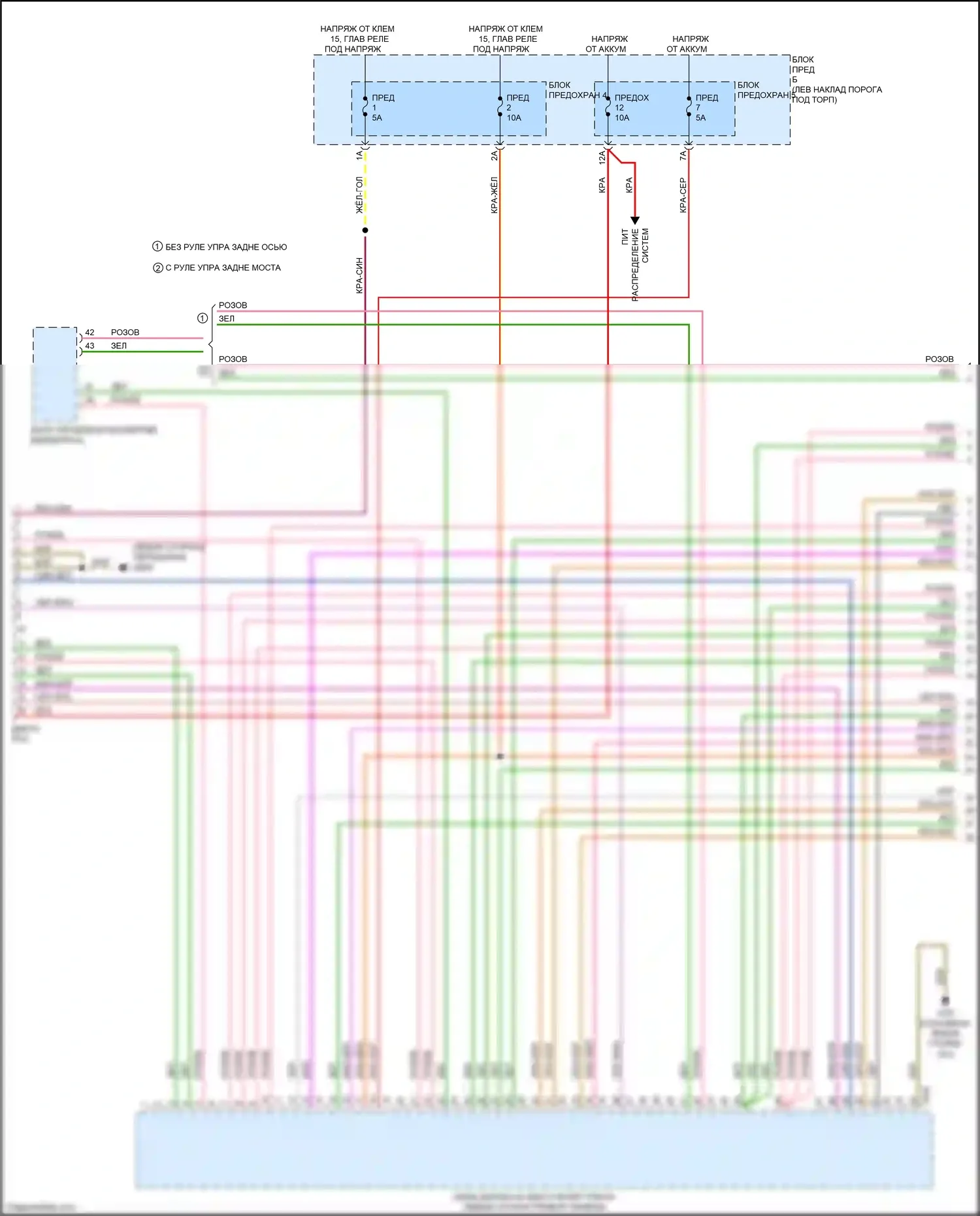 Q7 Audi 4M (2015-2020): Can шина электросхема (1 из 6) 