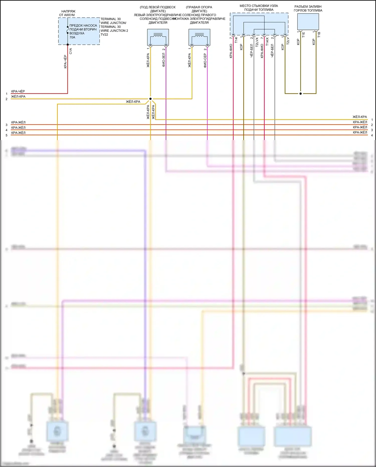 Q7 Audi 4M (2015-2020): Электросхема двигателя 3.0l sc (2 из 12) 