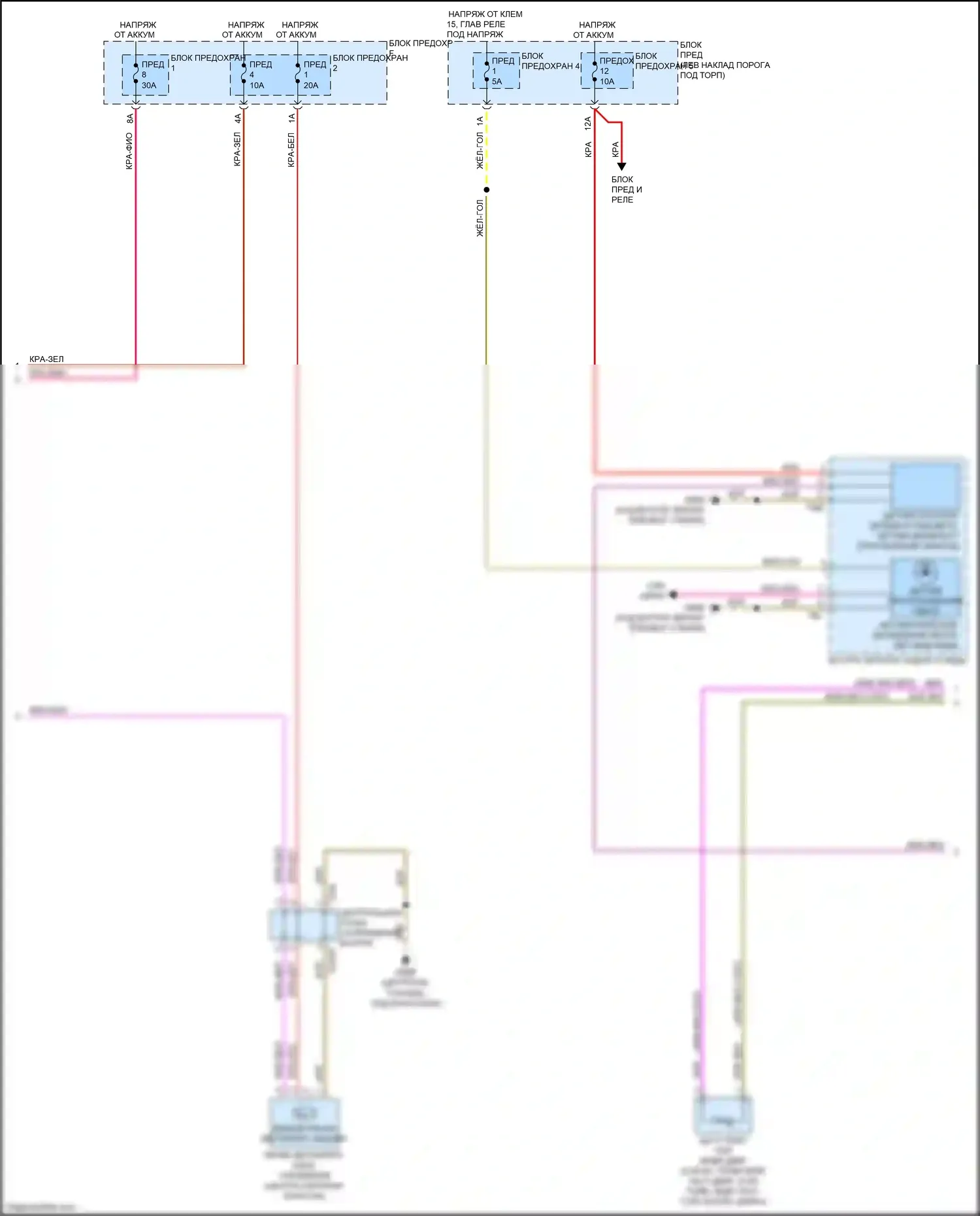 Q7 Audi 4M (2015-2020): Электросхема климат контроля, со второй системой отопления (5 из 6) 