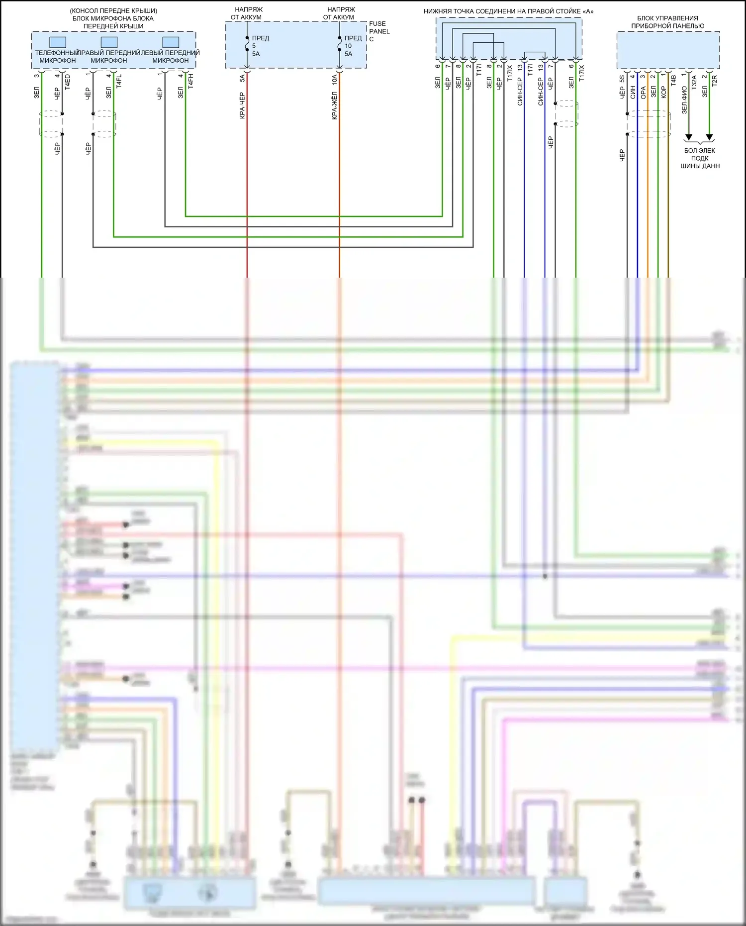 Q7 Audi 4M (2015-2020): Электросхема магнитолы, со звуком bang и olufson (1 из 5) 