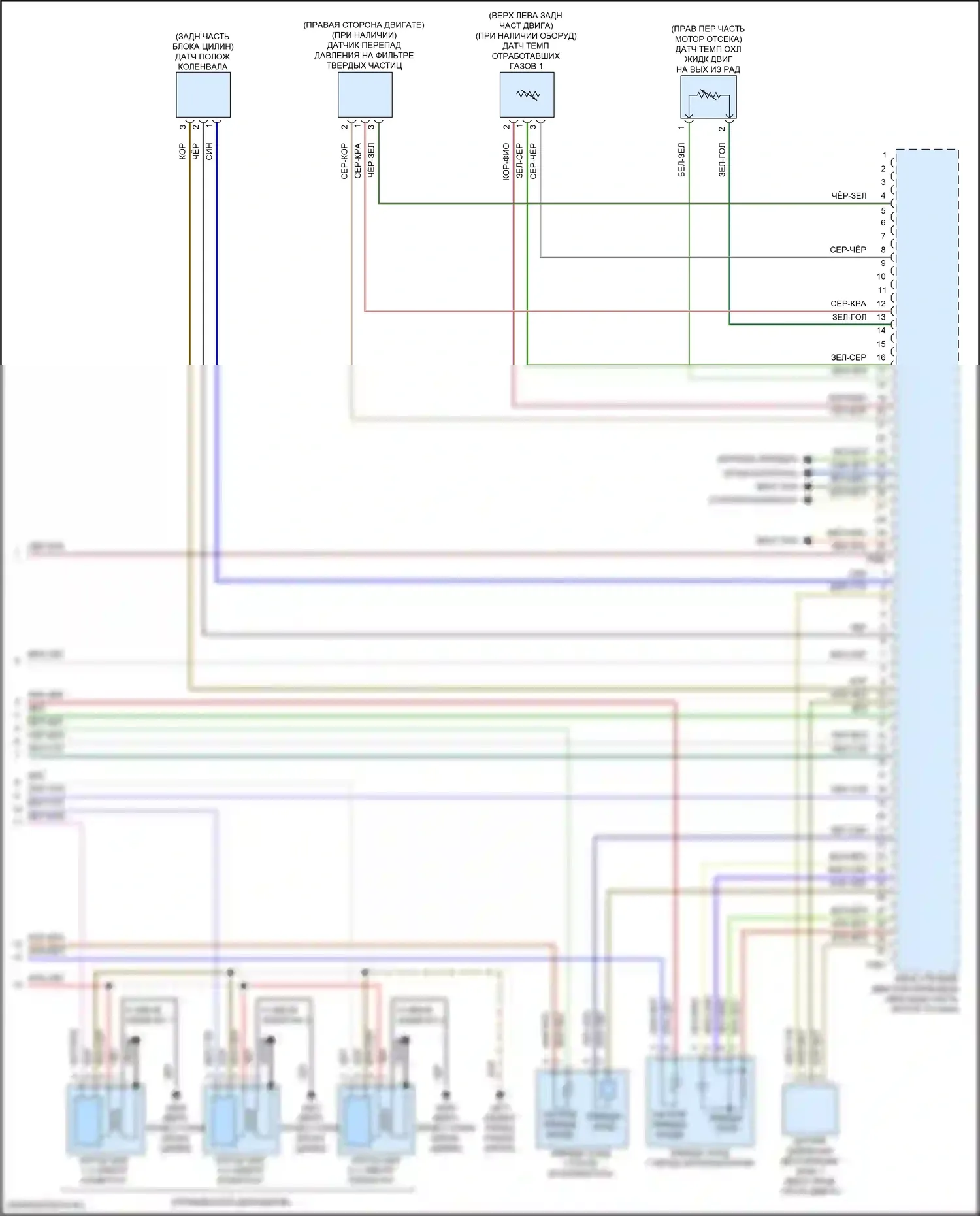 Q8 Sportback e-tron Audi I (2022-2024): Электросхема двигателя 3.0l turbo hybrid (10 из 10) 