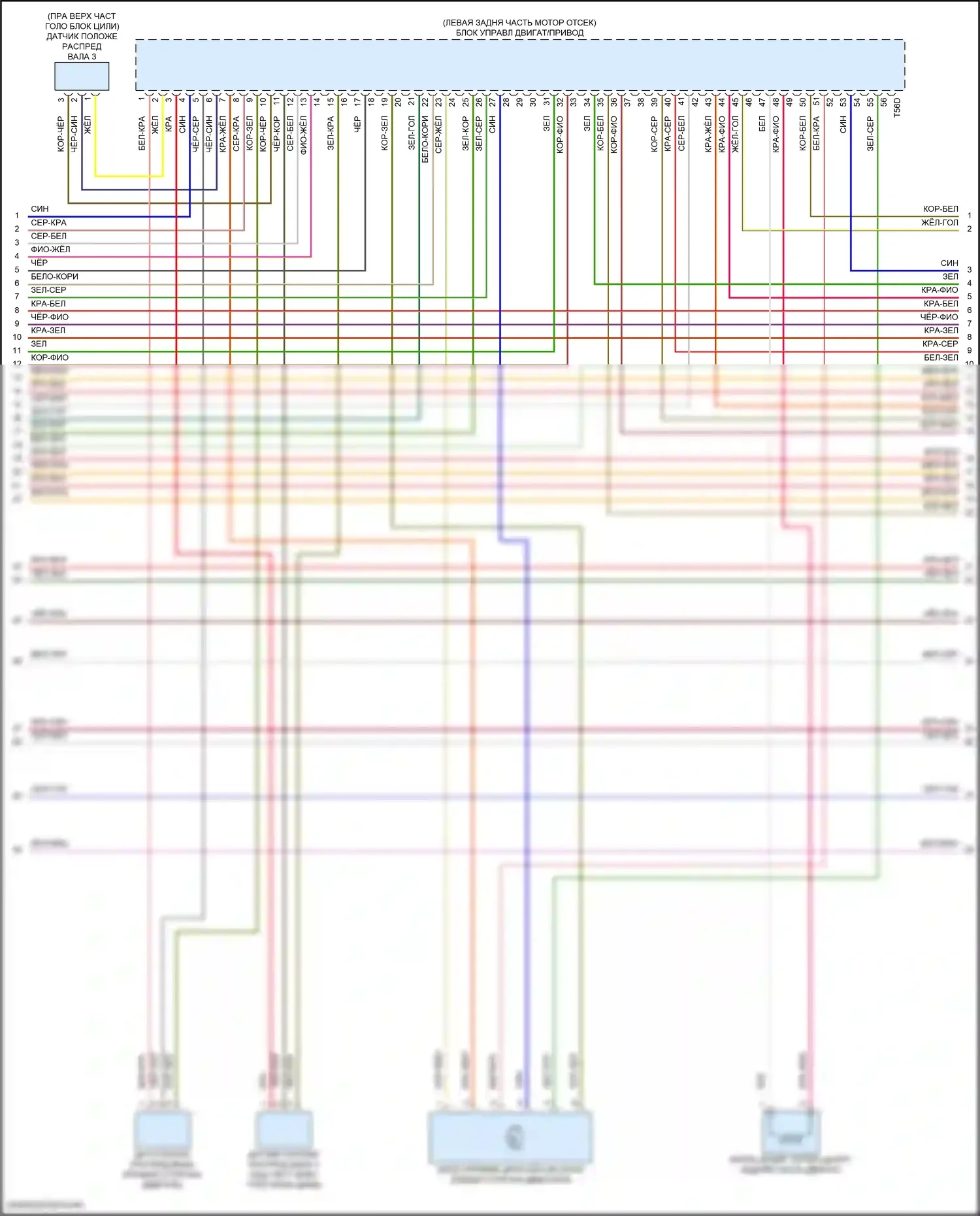 Q8 Sportback e-tron Audi I (2022-2024): Электросхема двигателя 3.0l turbo hybrid (7 из 10) 
