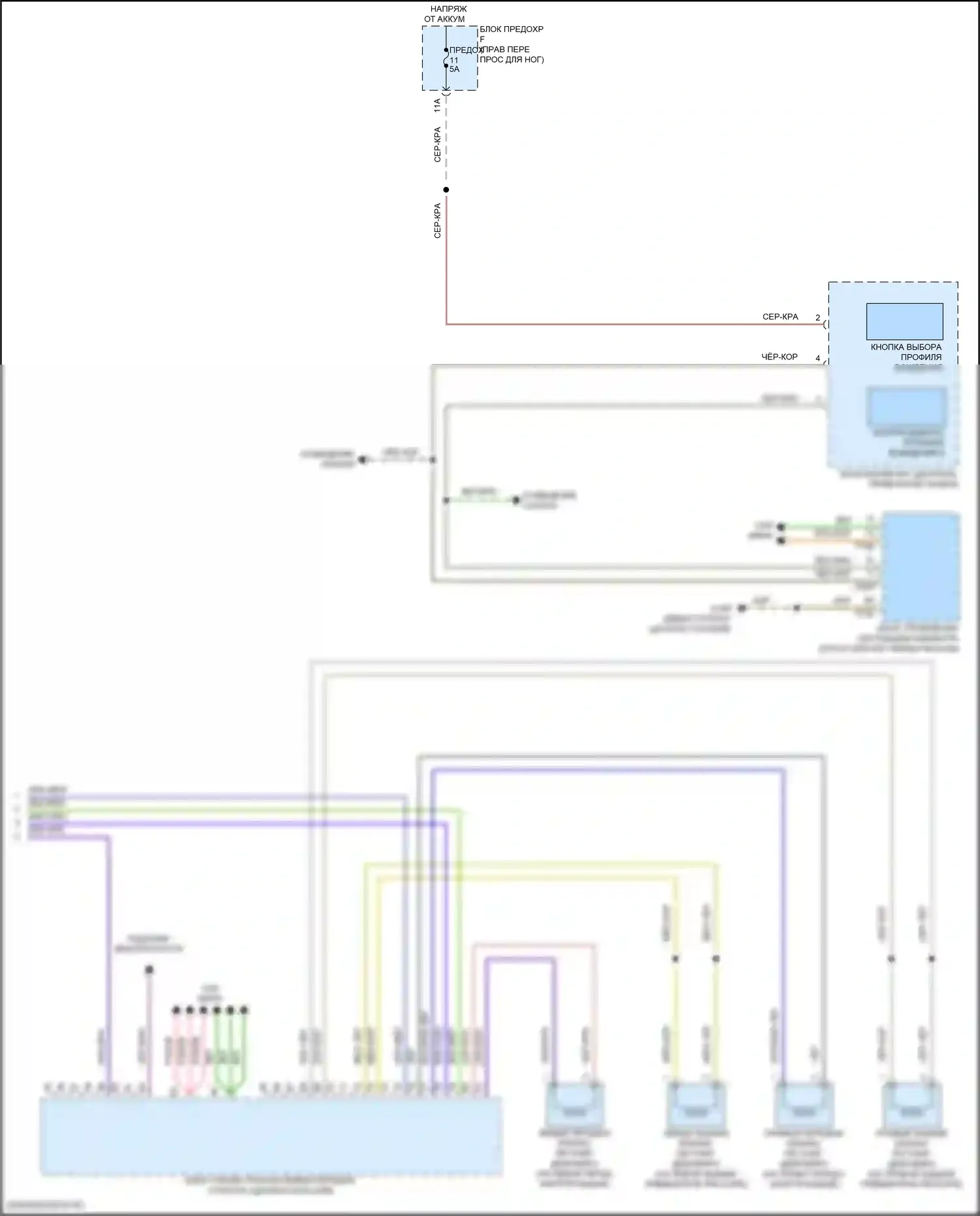 Q8 Sportback e-tron Audi I (2022-2024): Электросхема электронной подвески (2 из 2) 