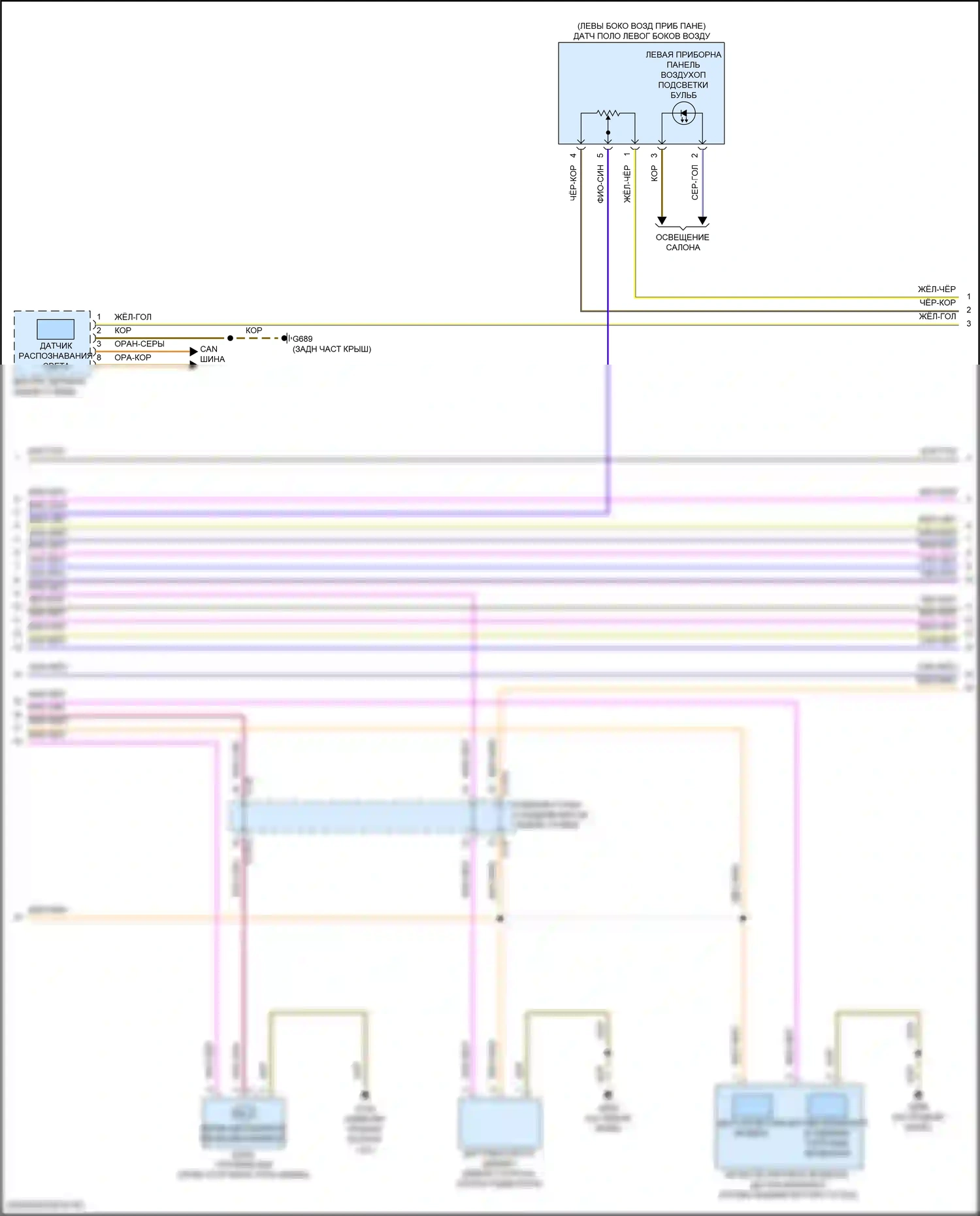 Q8 Sportback e-tron Audi I (2022-2024): Электросхема климат контроля, с климат-контролем и задним управлением, без многозональности, с контролем ударного давления (4 из 6) 