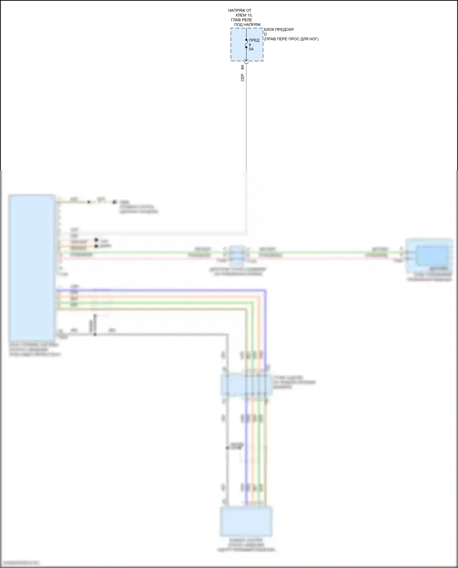 Q8 Sportback e-tron Audi I (2022-2024): Электросхема ночного видения 