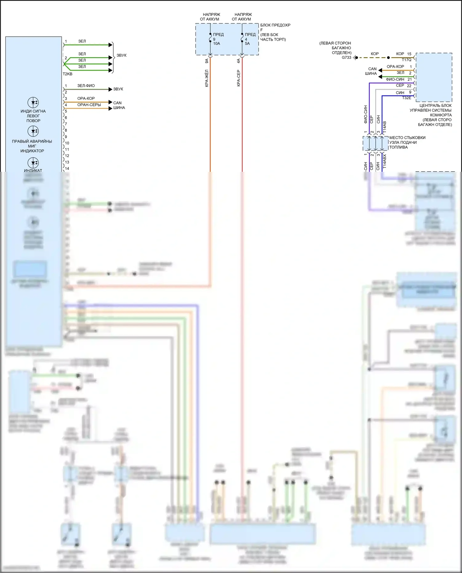 Q8 Sportback e-tron Audi I (2022-2024): Электросхема приборной панели, без отображения активной информации fpk 