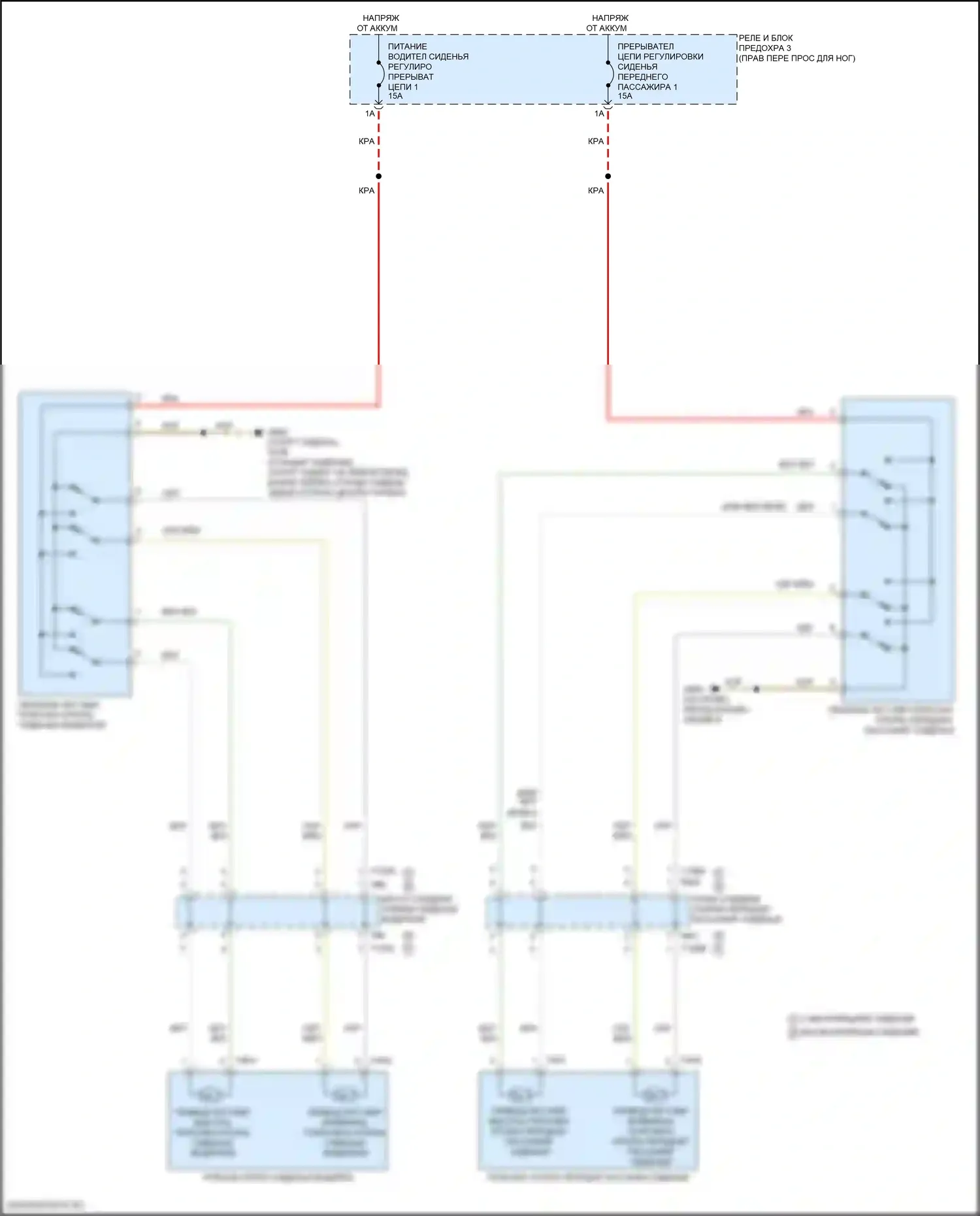 Q8 Sportback e-tron Audi I (2022-2024): Поясничная электросхема, со стандартными и спортивными сиденьями 