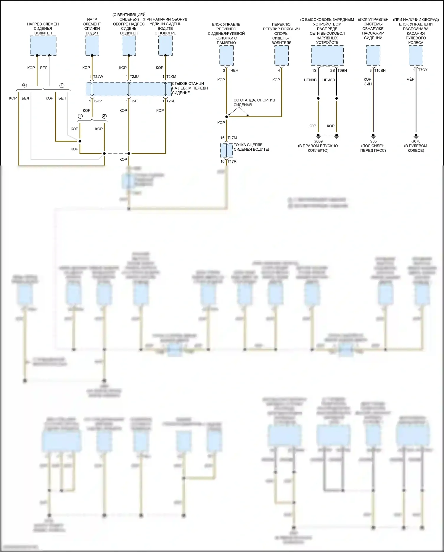 Q8 Sportback e-tron Audi I (2022-2024): Электросхема точек подключения масс (6 из 9) 