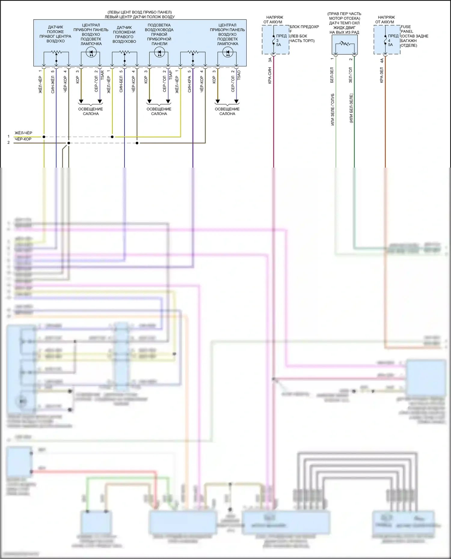 Q8 Audi I рестайлинг (2023-2024): Электросхема климат контроля, без climat (5 из 6) 